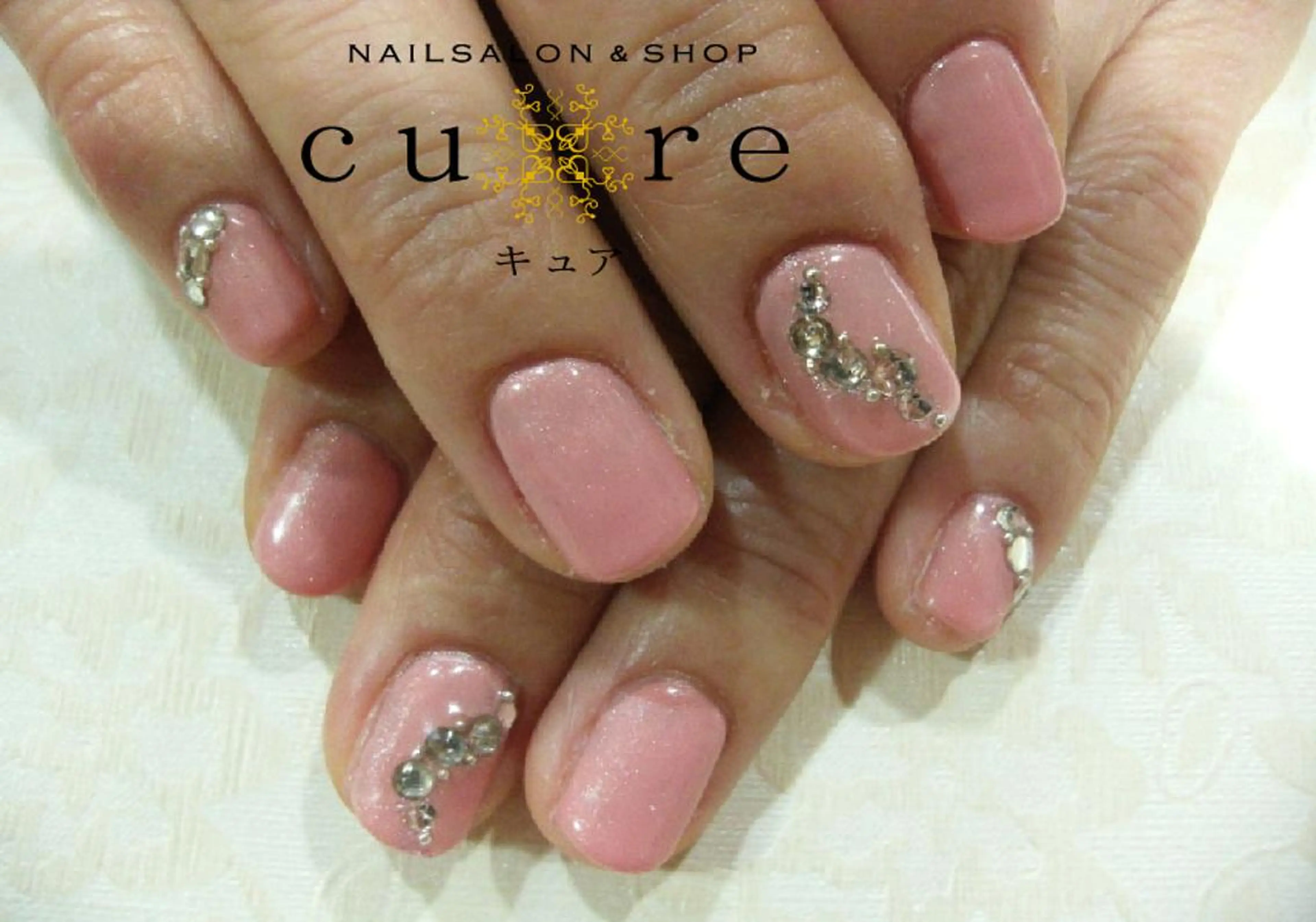 ショート ネイル ハンドネイル ネイルサロン Cureのネイルデザイン