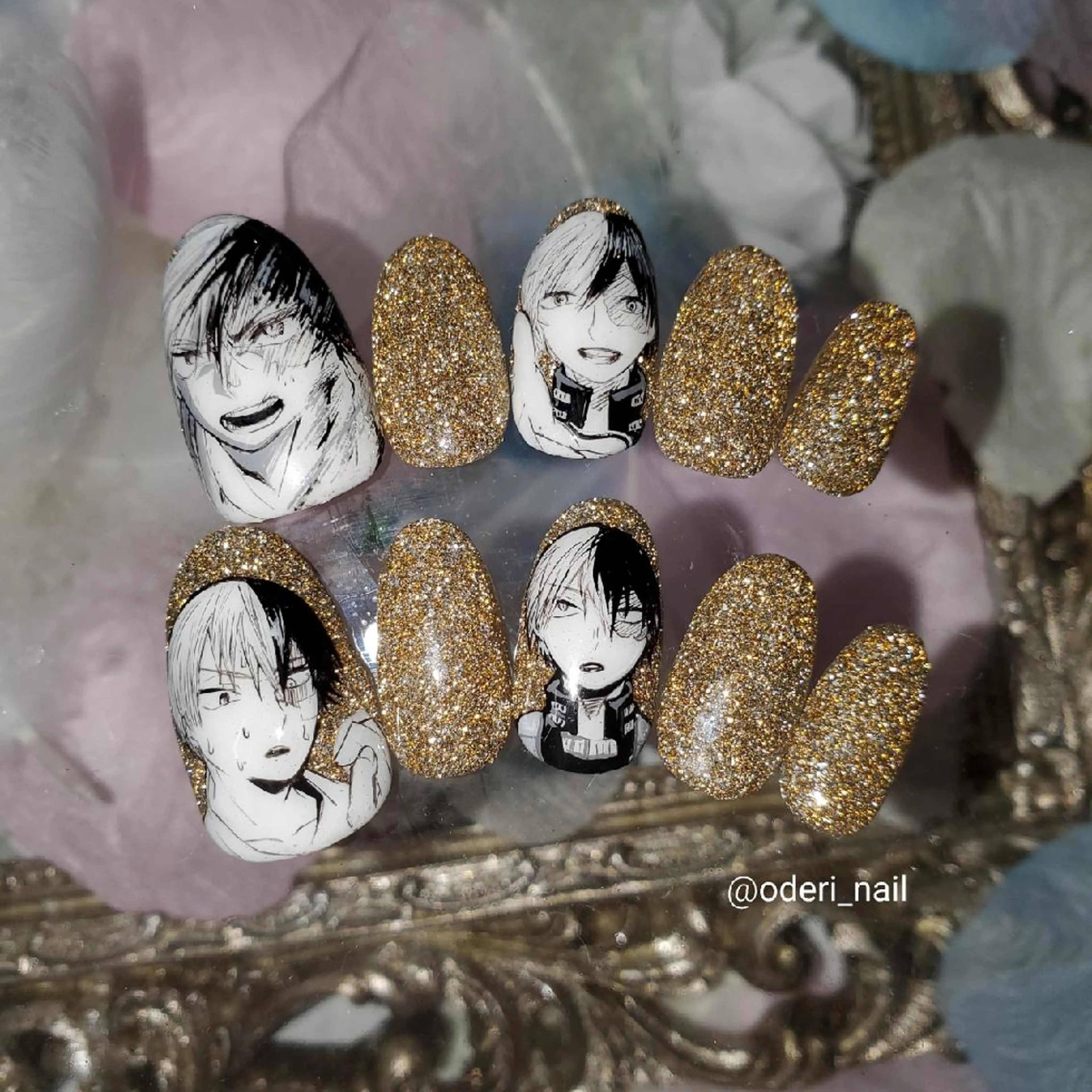 ネイル アートネイル ジェルネイル おで@ oderi_nailのネイルデザイン