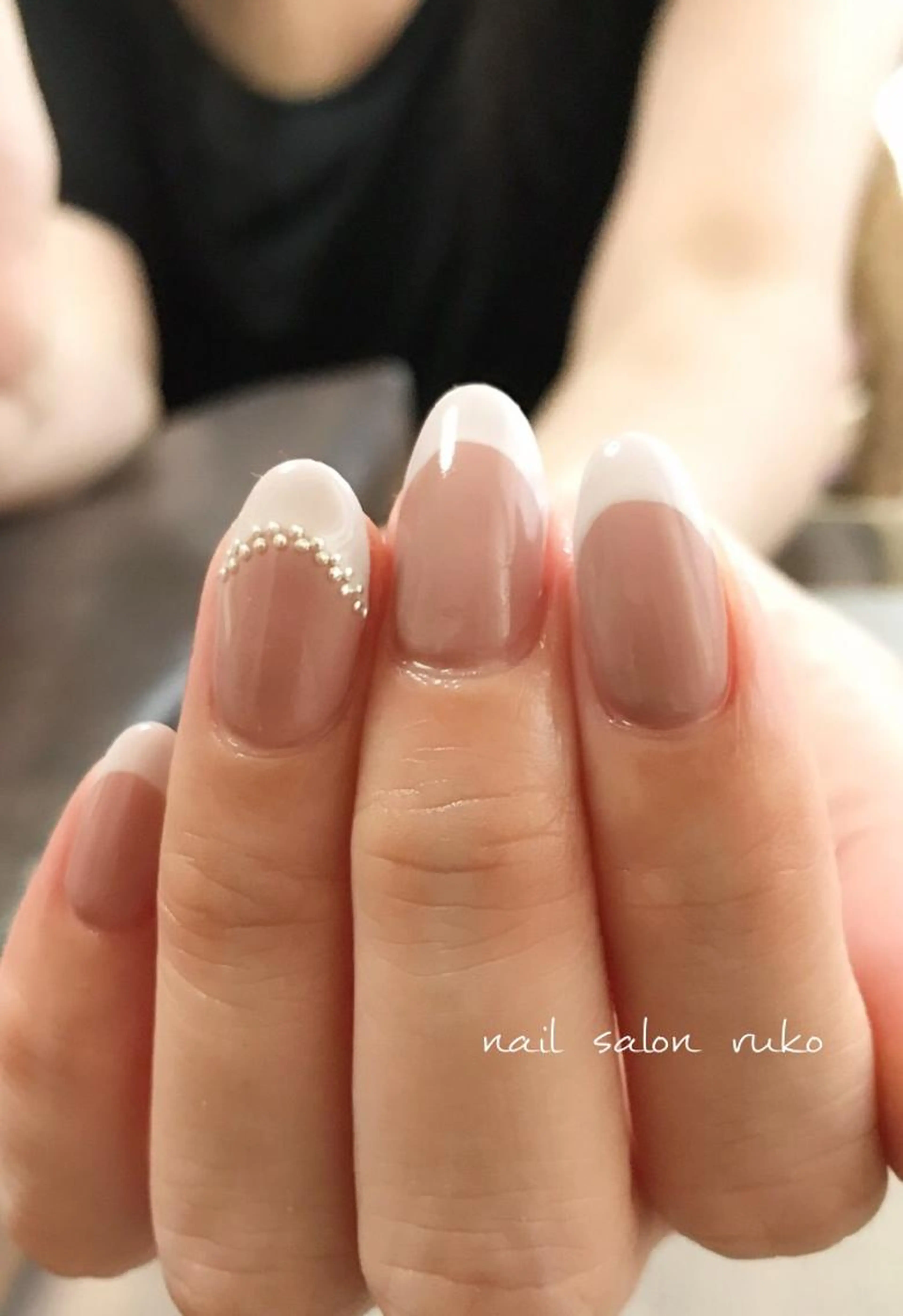 定額ジェルネイル/シンプル/パラジェルベース使用可能の写真