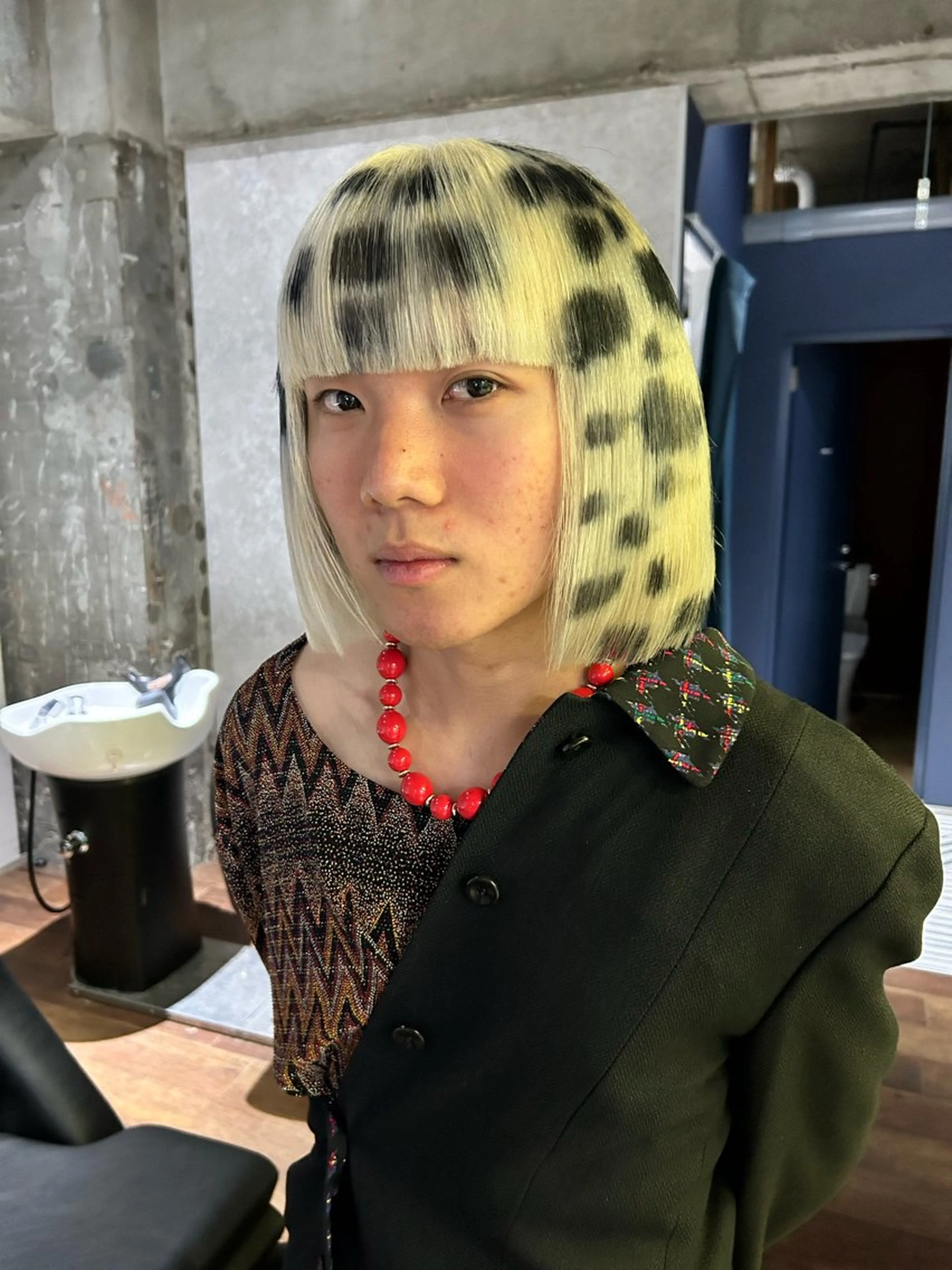 ミディアム カラー ナチュラル・ハイトー ン🏆HINOKIのヘアスタイル