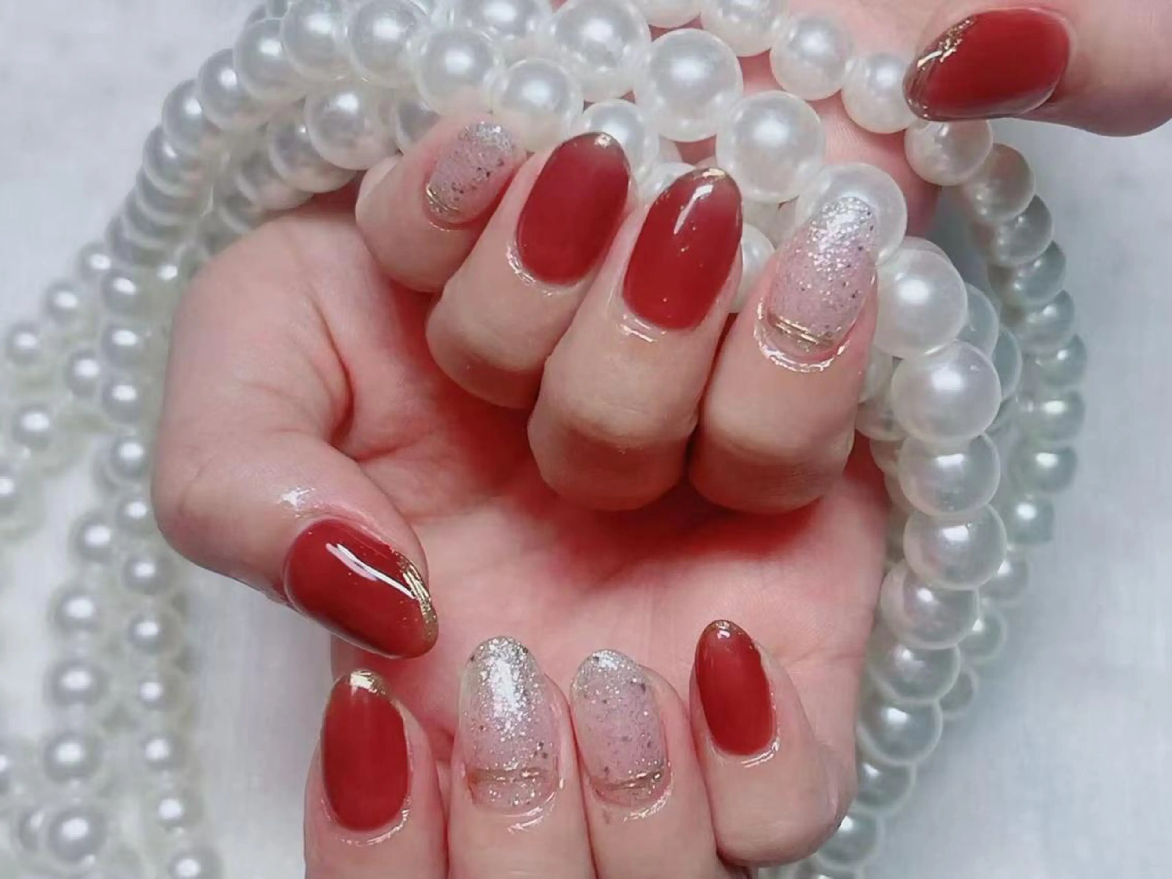 キッズ ハンドネイル かすみ ✨のネイルデザイン