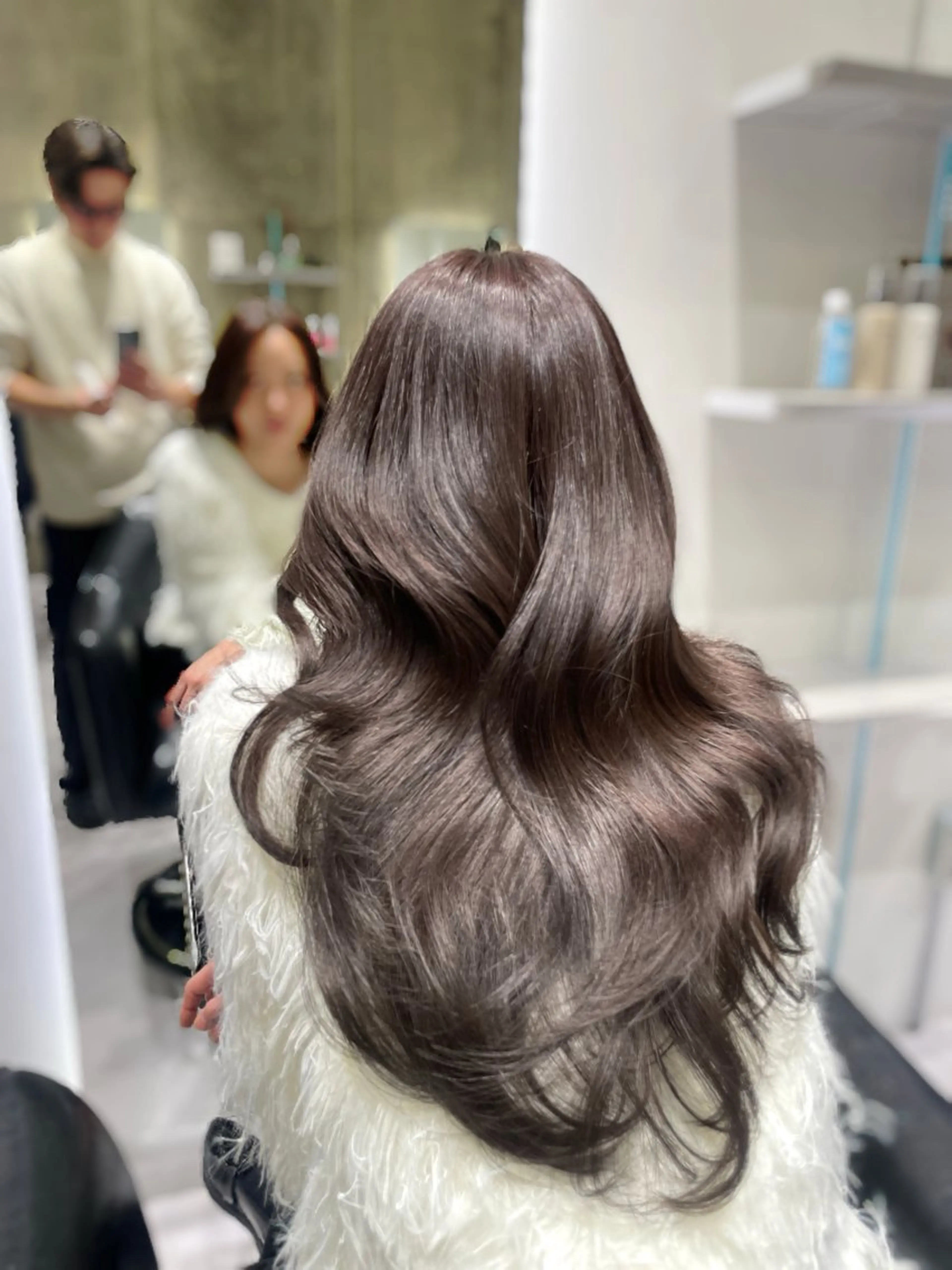 セミロング カット ヘアカラー トリートメント 寺島 圭人のヘアスタイル