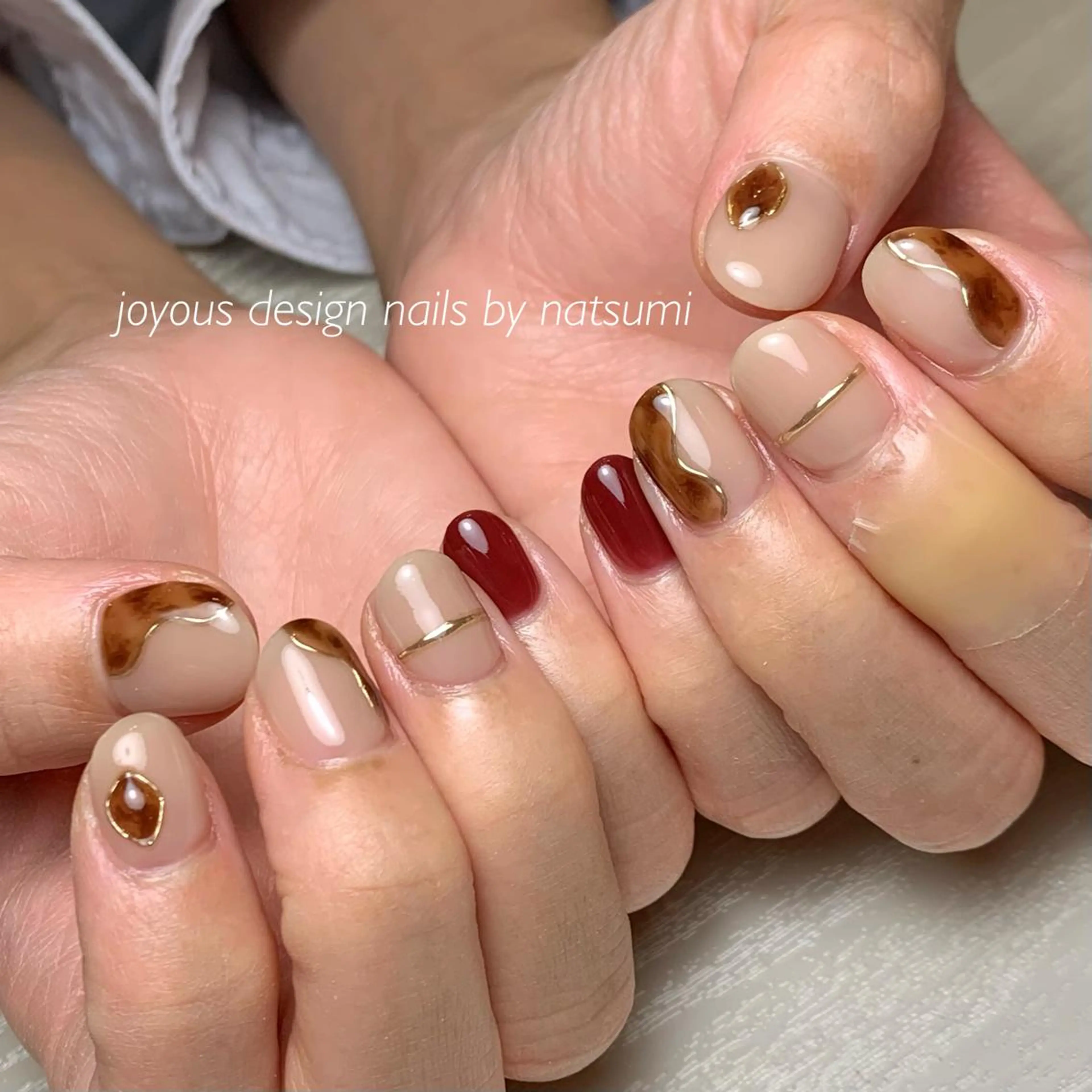 ネイル ハンドネイル jdn natsumiのネイルデザイン