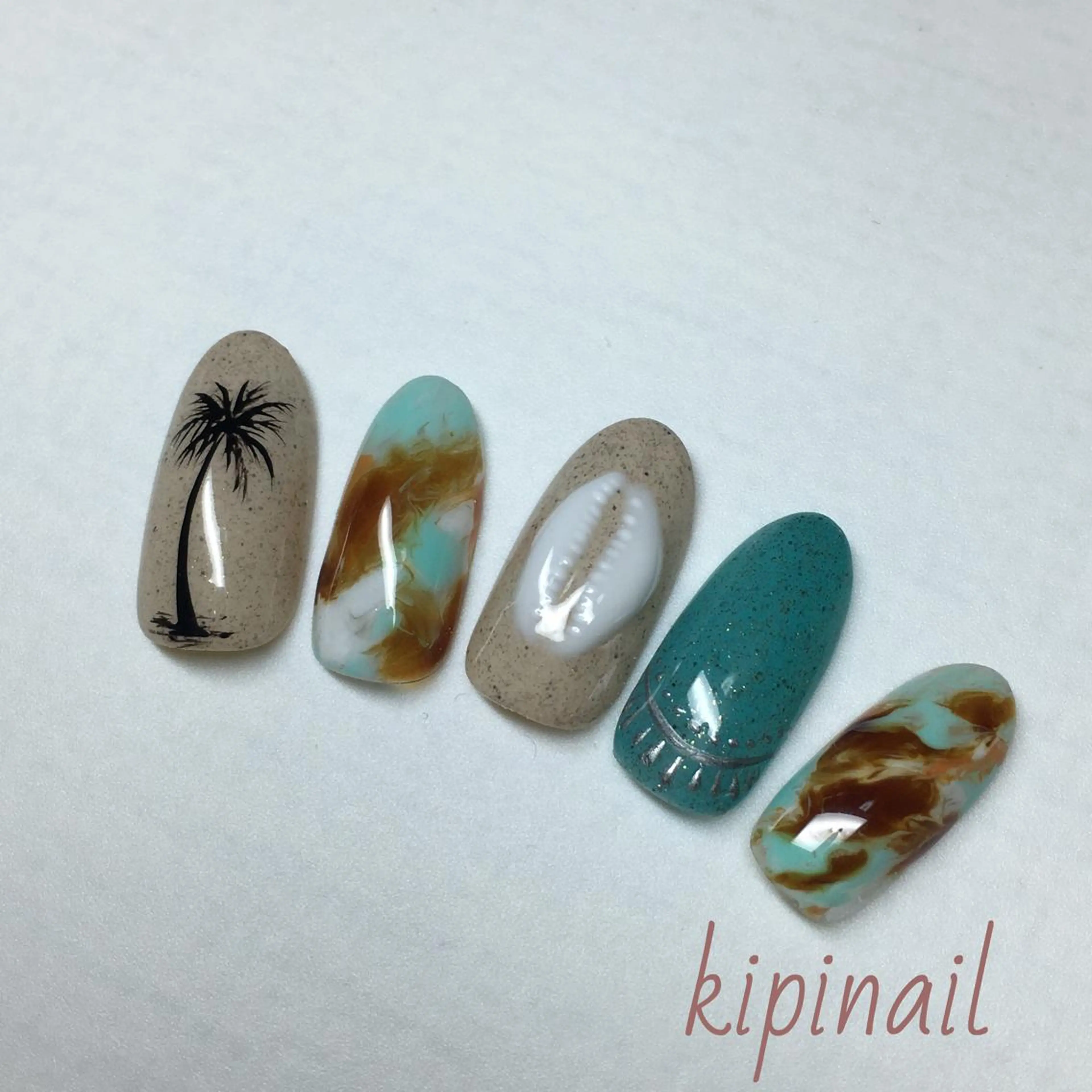 ネイル アートネイル kipinail 川﨑えりかのネイルデザイン