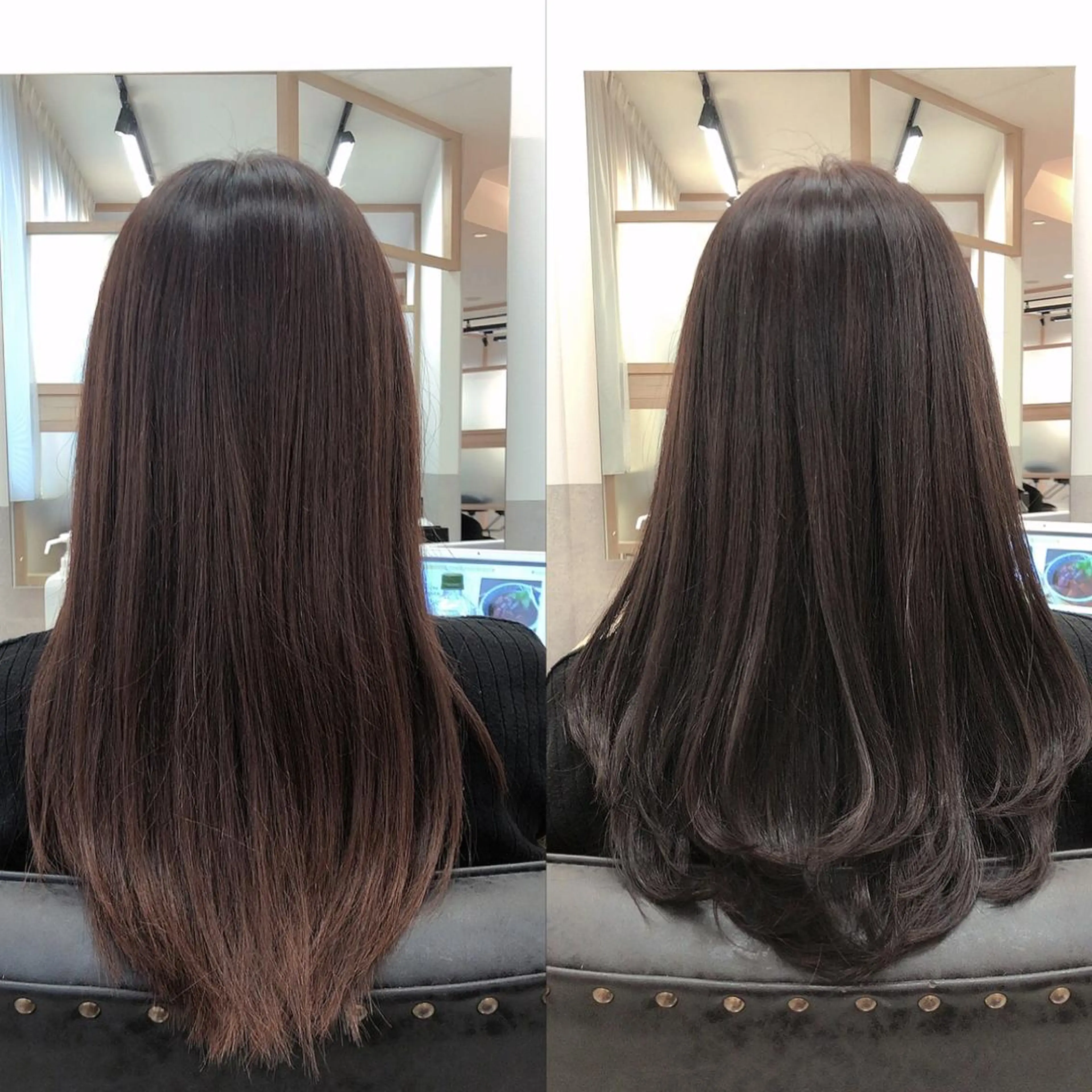 セミロング カラー カット ヘアカラー トリートメント 西野 美空🍊のヘアスタイル