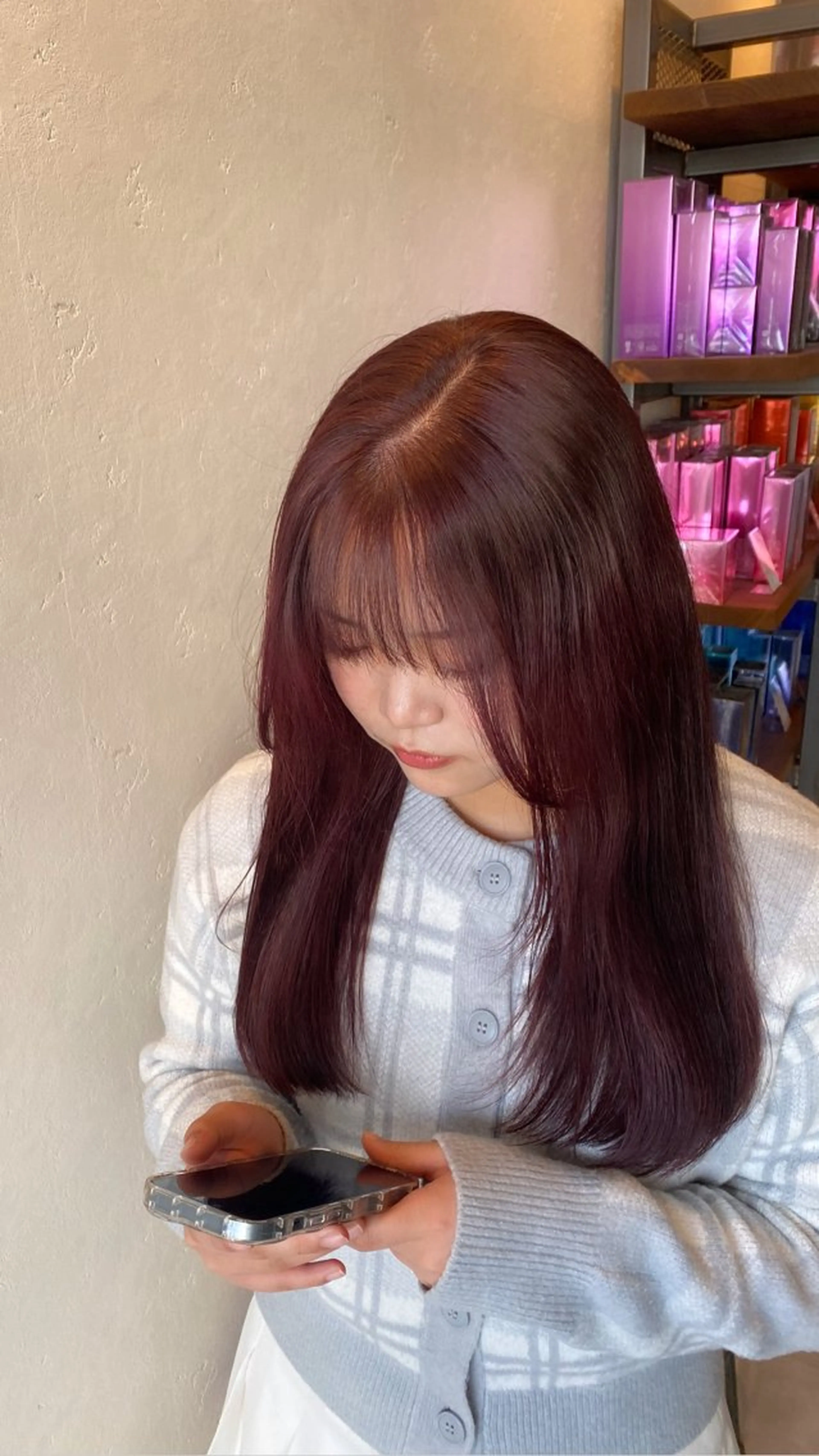 セミロング カット ヘアカラー 希優🌺ソムリエ /ブリーチ/カットのヘアスタイル