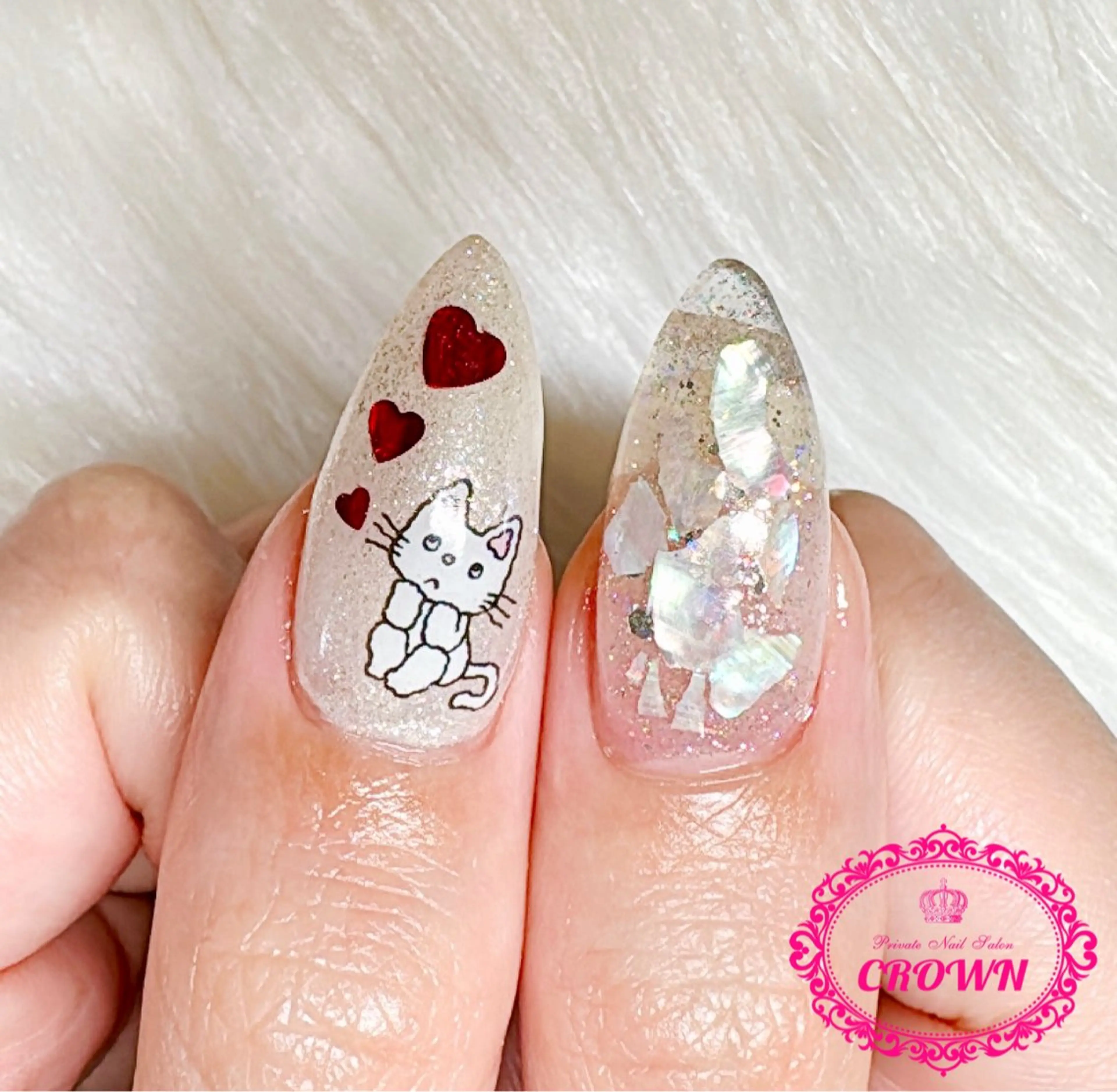 ネイル CROWN プライベートサロンのネイルデザイン