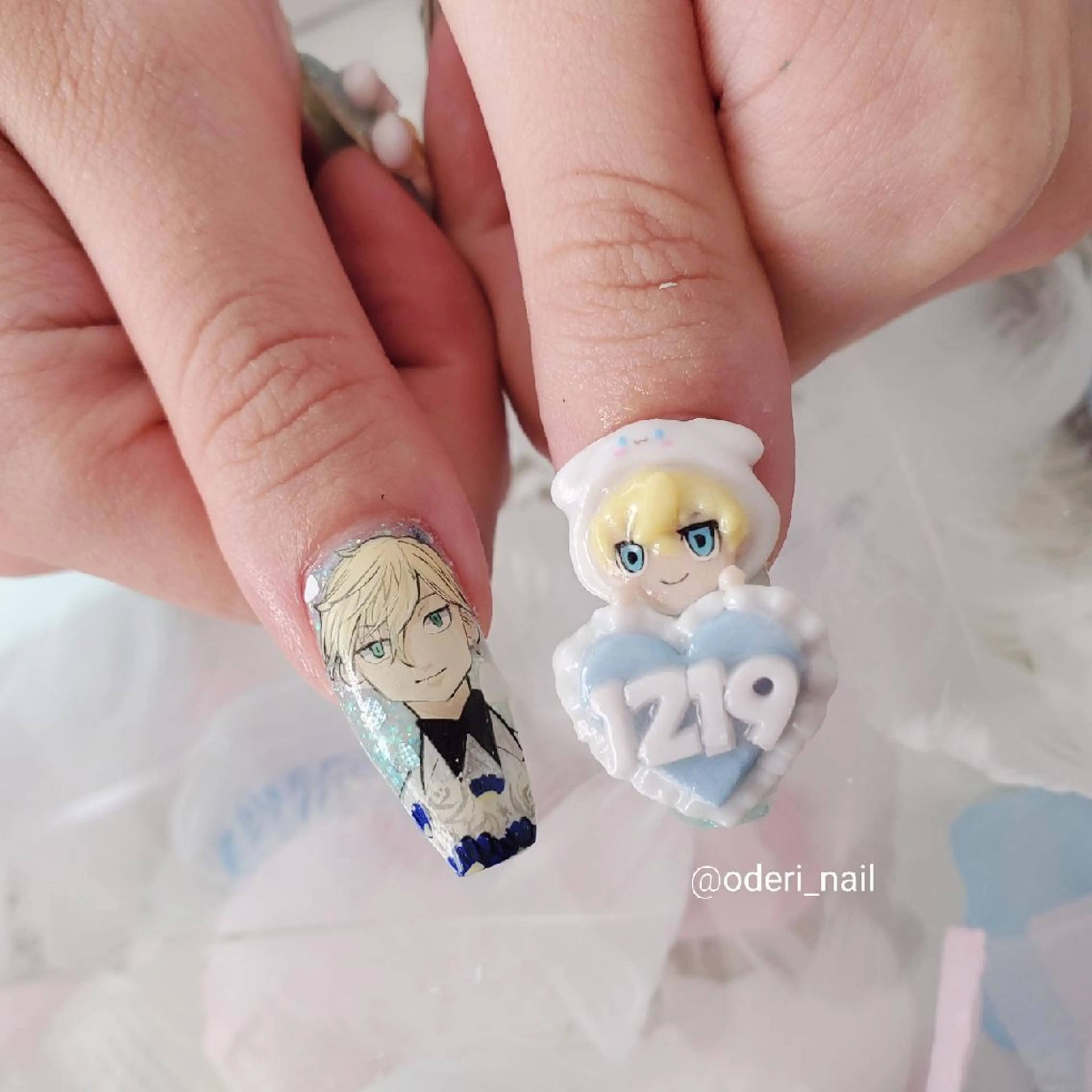 ネイル アートネイル ジェルネイル おで@ oderi_nailのネイルデザイン