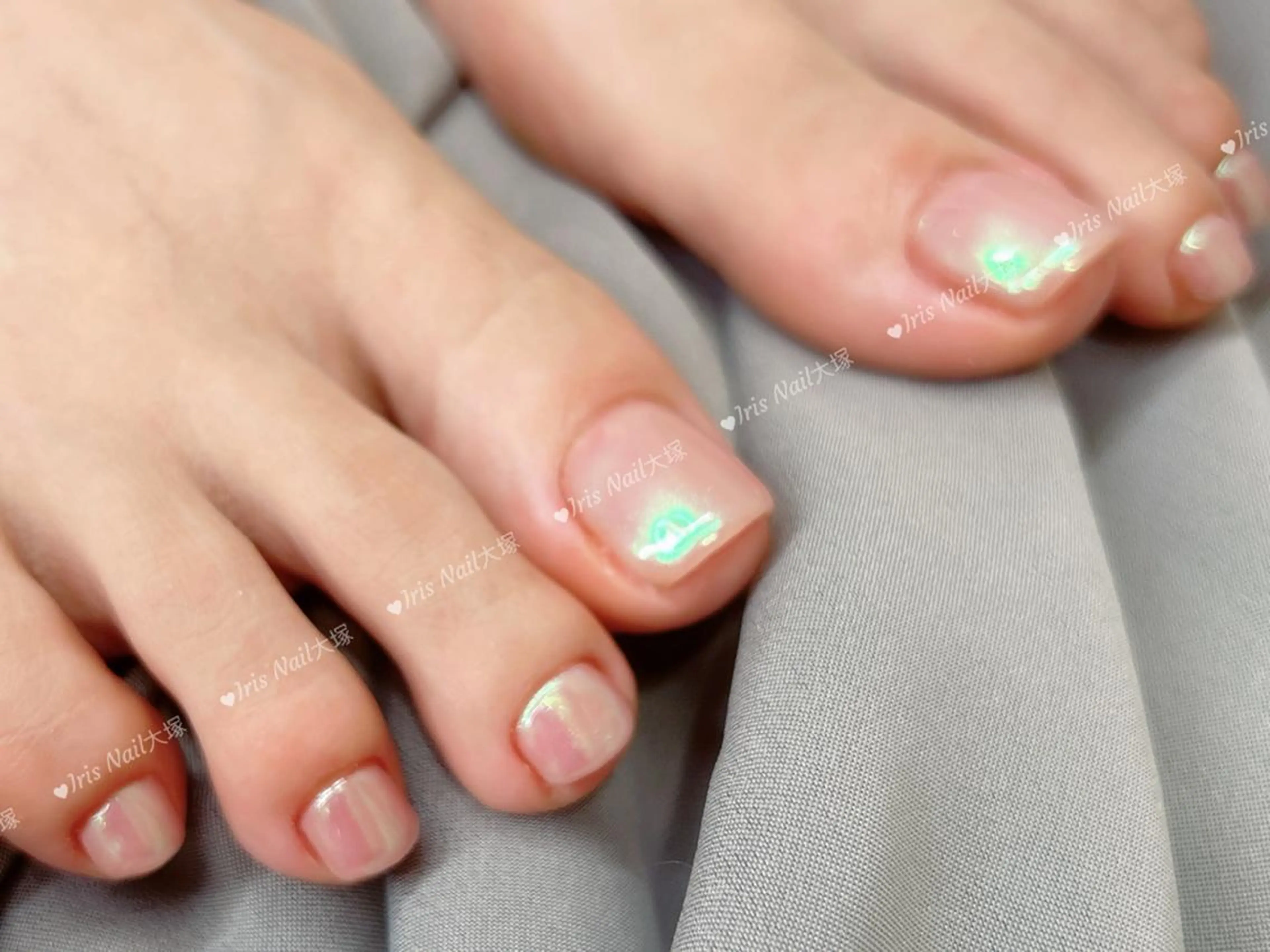 ネイル フットネイル 💕藤江 月🌸🍒のネイルデザイン