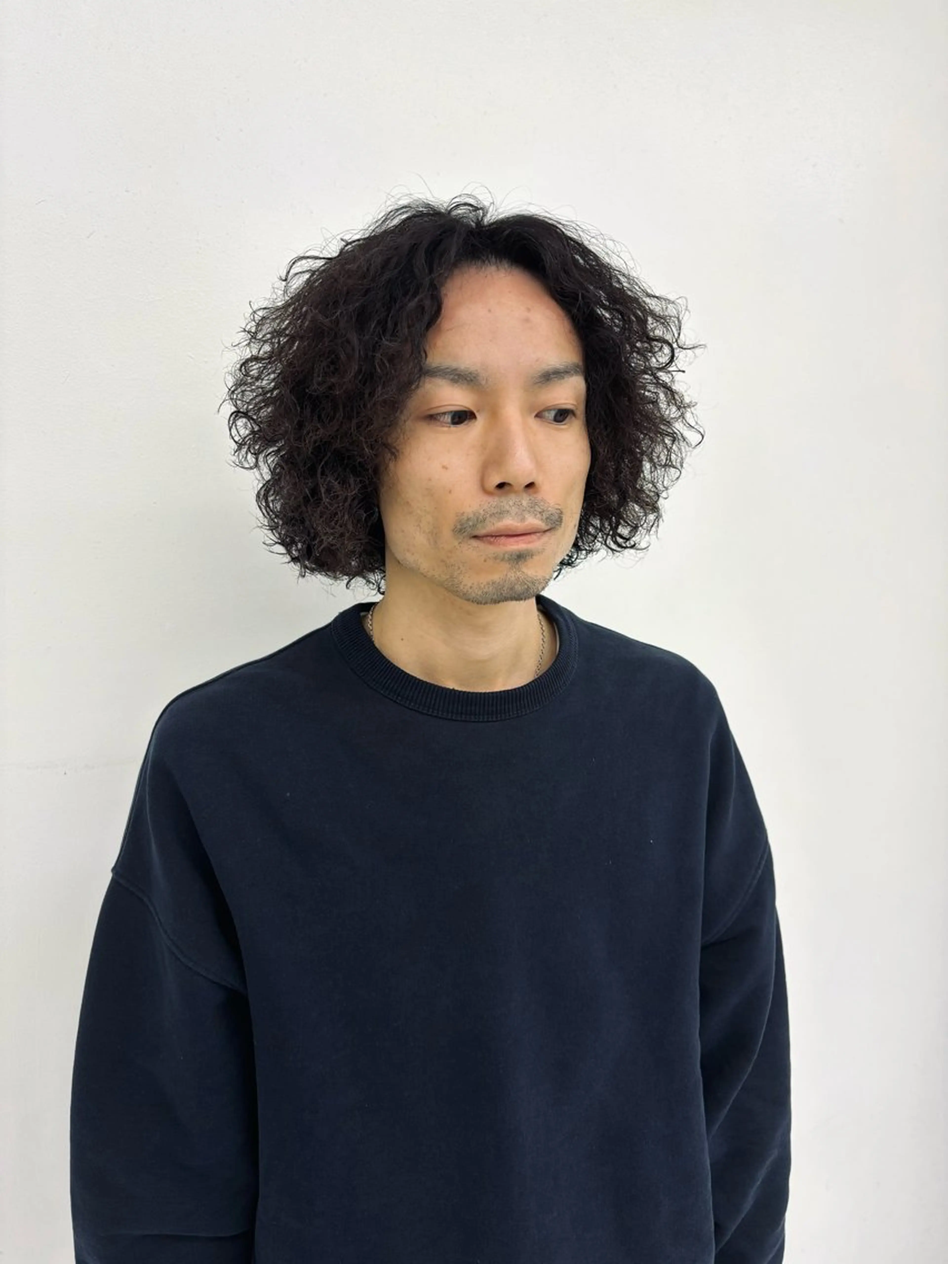 パーマ メンズ ヘッドスパ スパイキーパーマ 柏NO1 藤本葉のヘアスタイル