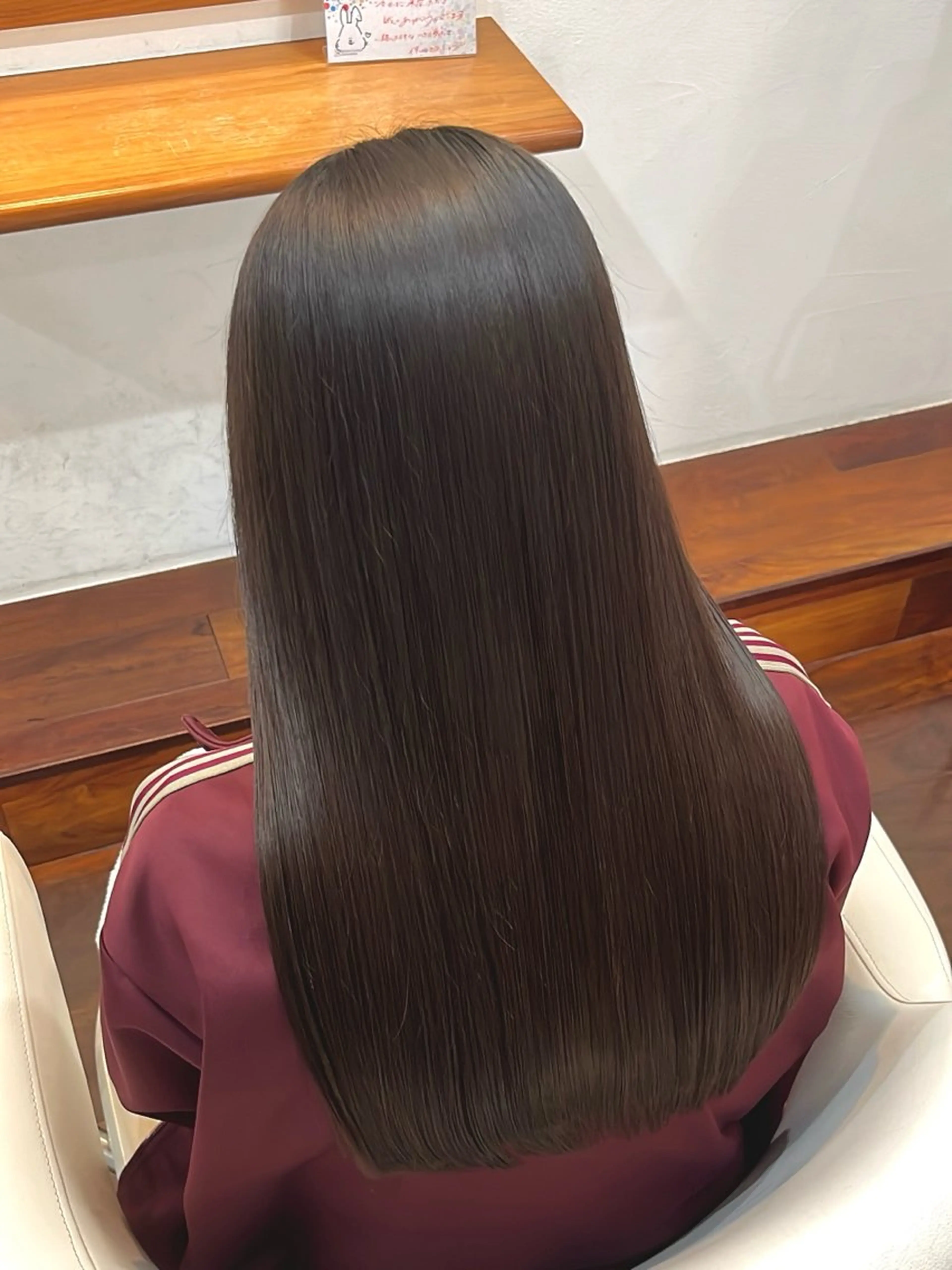 ロング パーマ 髪質改善 ストレートパーマ カット 縮毛矯正 トリートメント 今在家 玲【艶髪スト レート/メンズ】のヘアスタイル