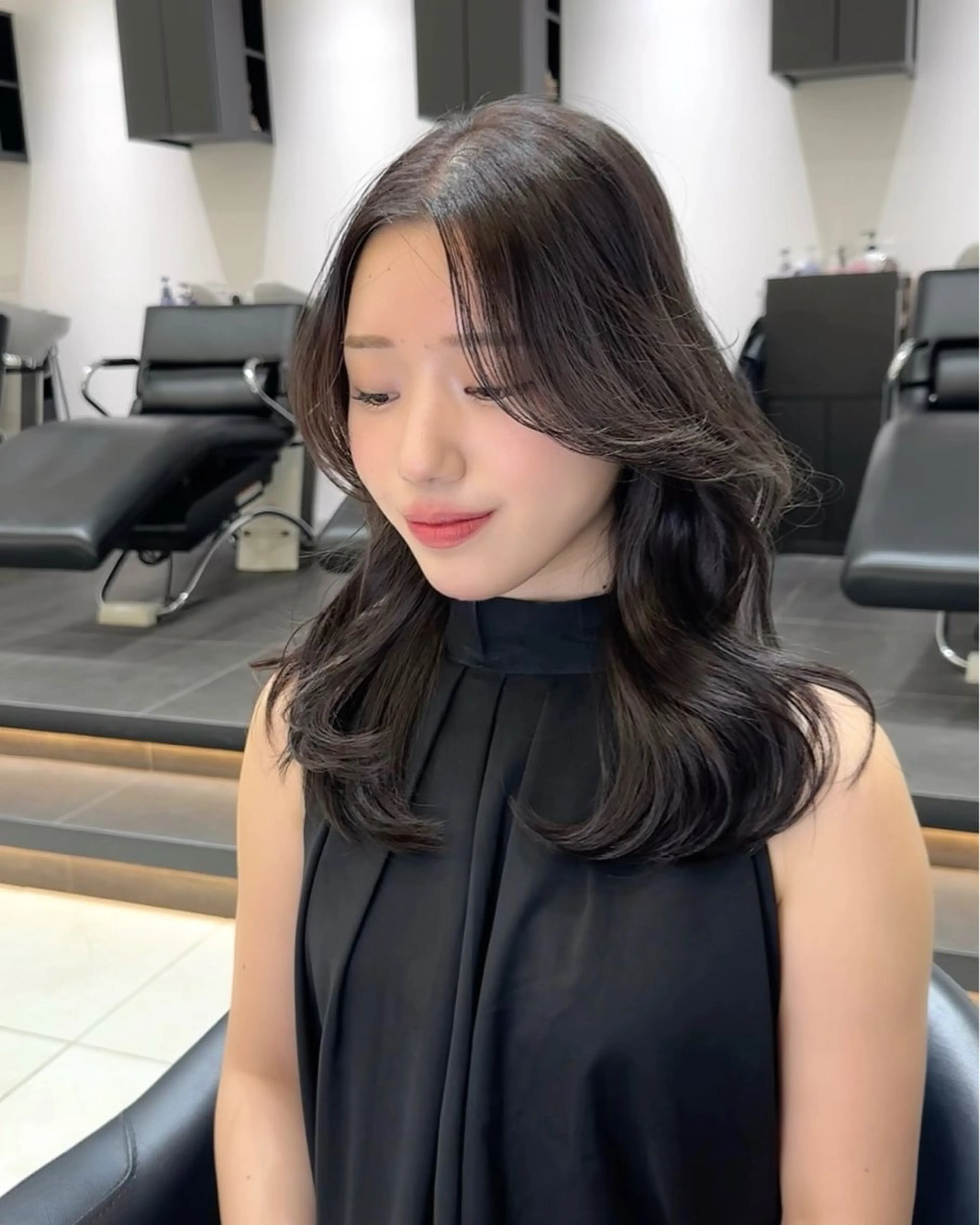 セミロング 尾田 一仁のヘアスタイル