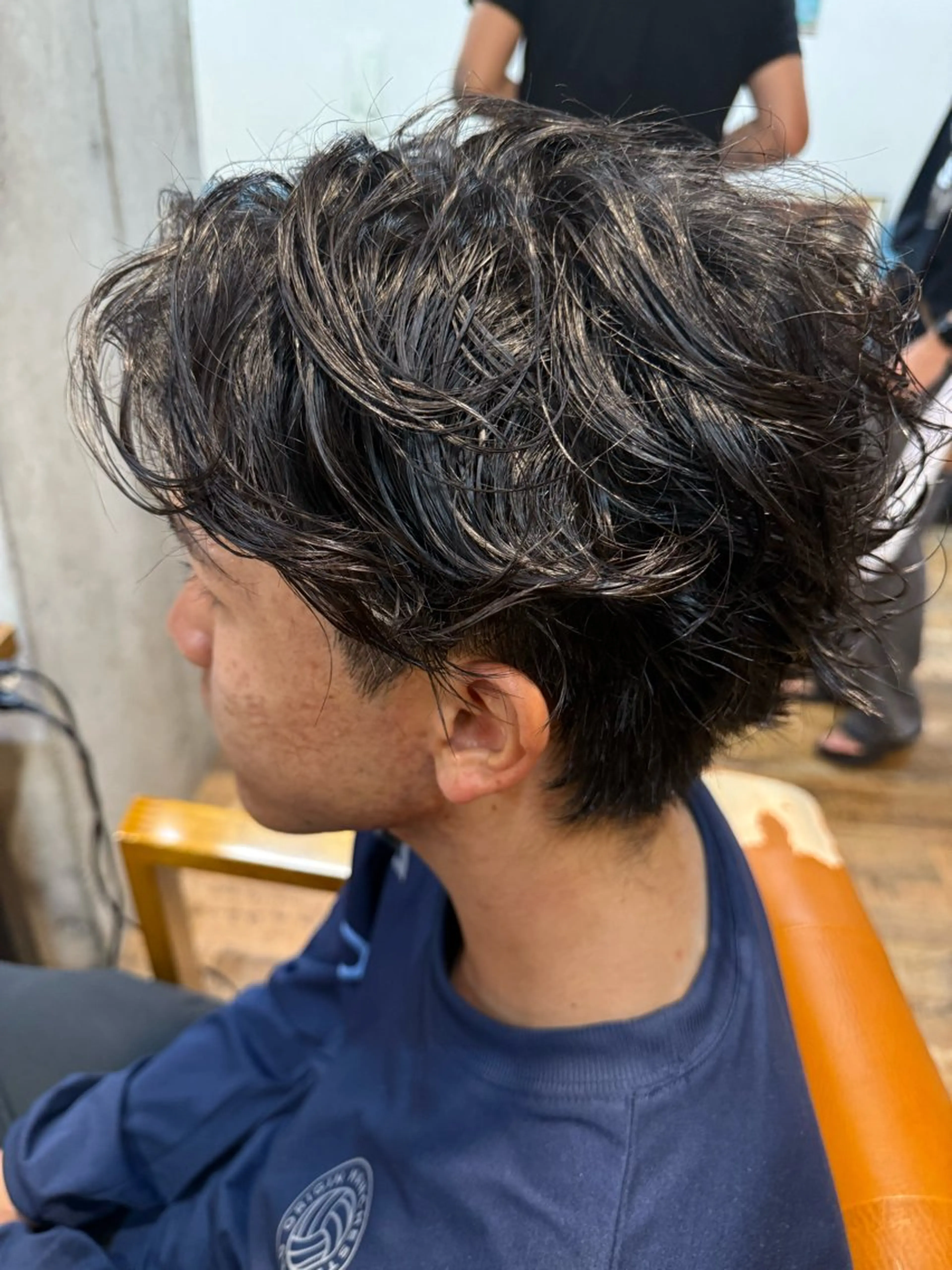 ショート パーマ メンズ パーマ レイヤー/髪質改善/ メンズ/北 啓吾のヘアスタイル
