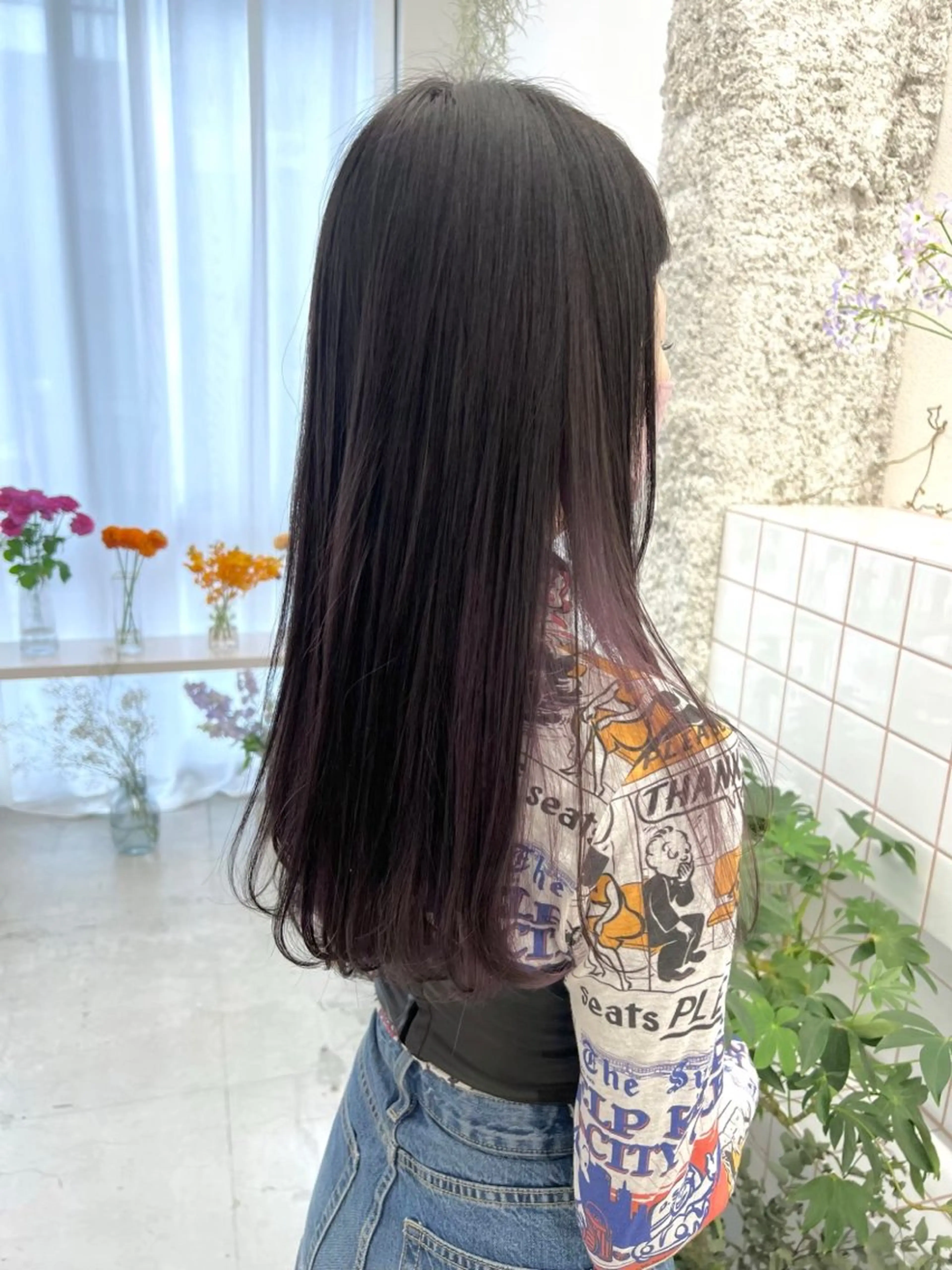 セミロング 🌼花屋併設🌼 木下奈々望のヘアスタイル