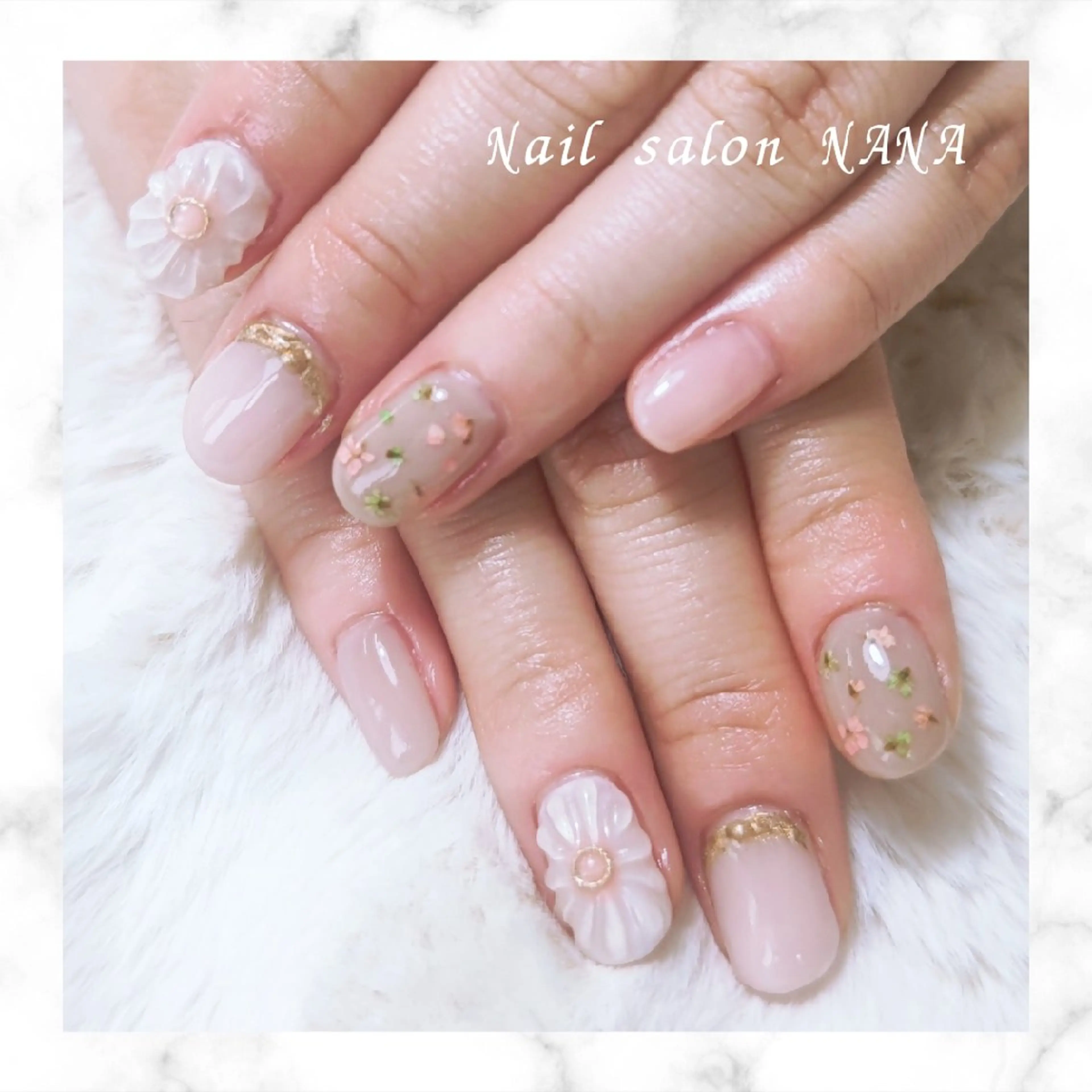 持込デザインハンドネイル💅  【お好きなデザインやり放題】キャラクター不可  ケア＋オフ込の写真