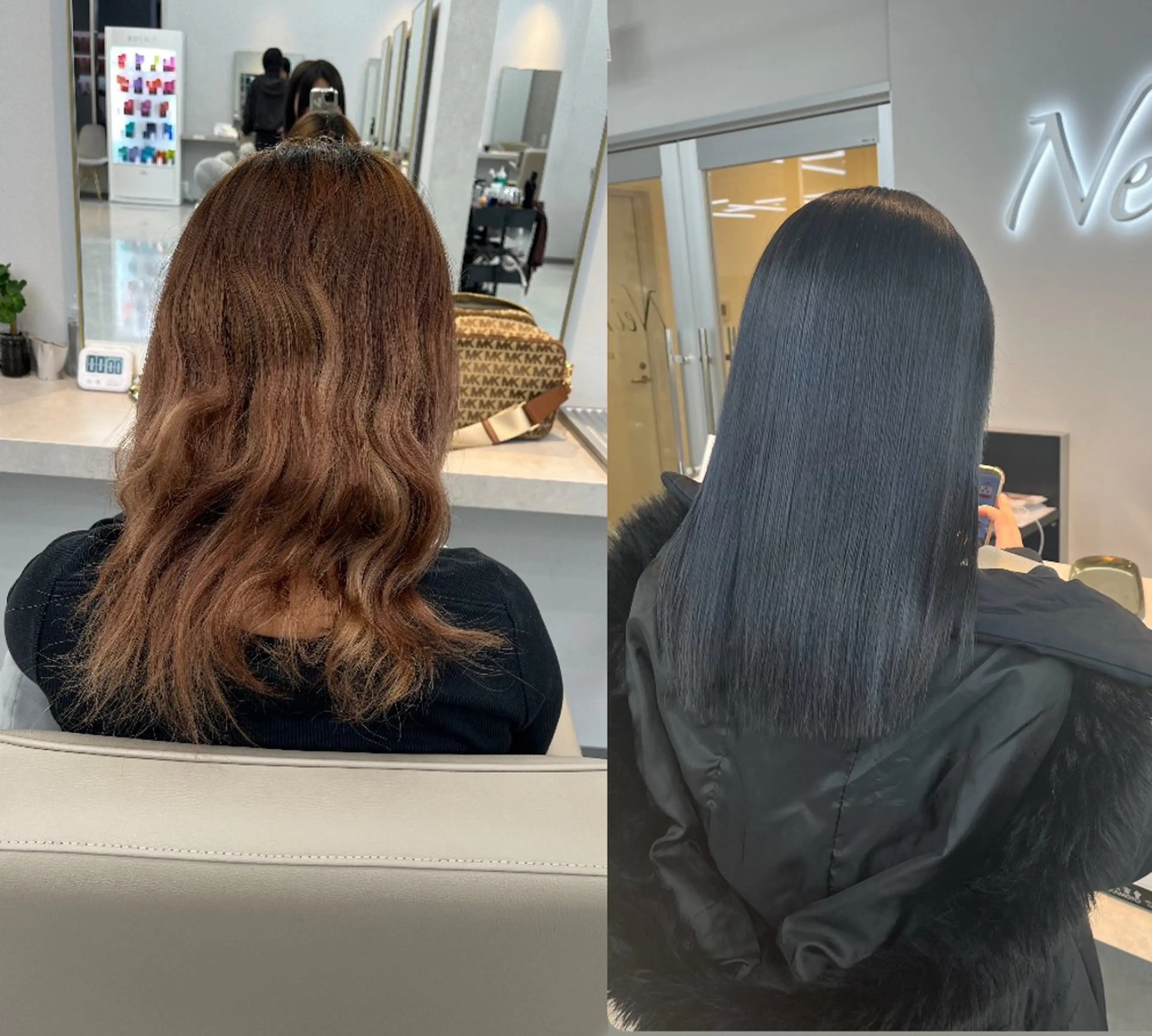 ロング くせ毛 ヘアカラー 🫧エクステ/ハイ トーン/ℳ𝒶𝒾のヘアスタイル