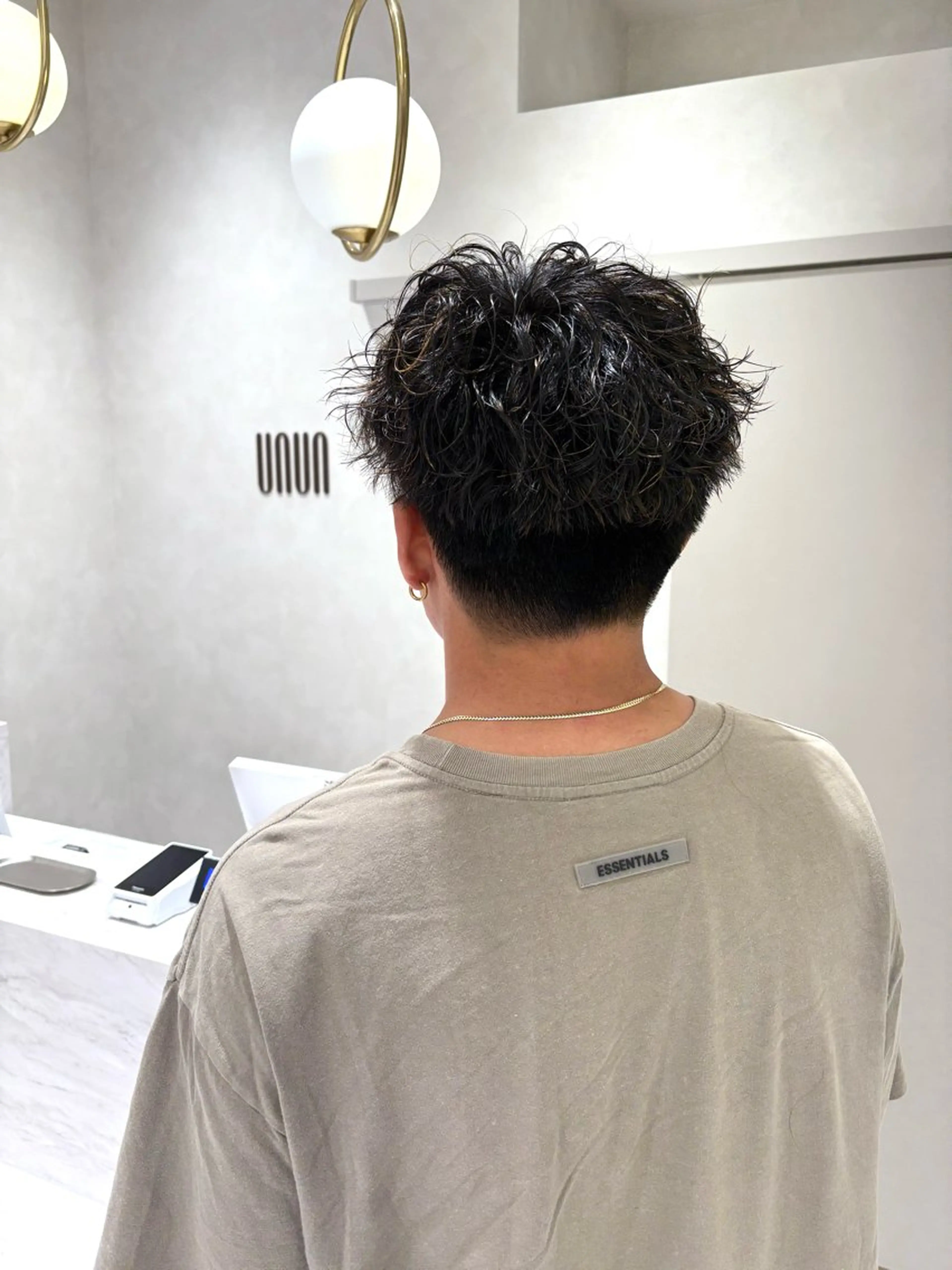 パーマ メンズ レディース募集中🎀 陸 愛夏のヘアスタイル
