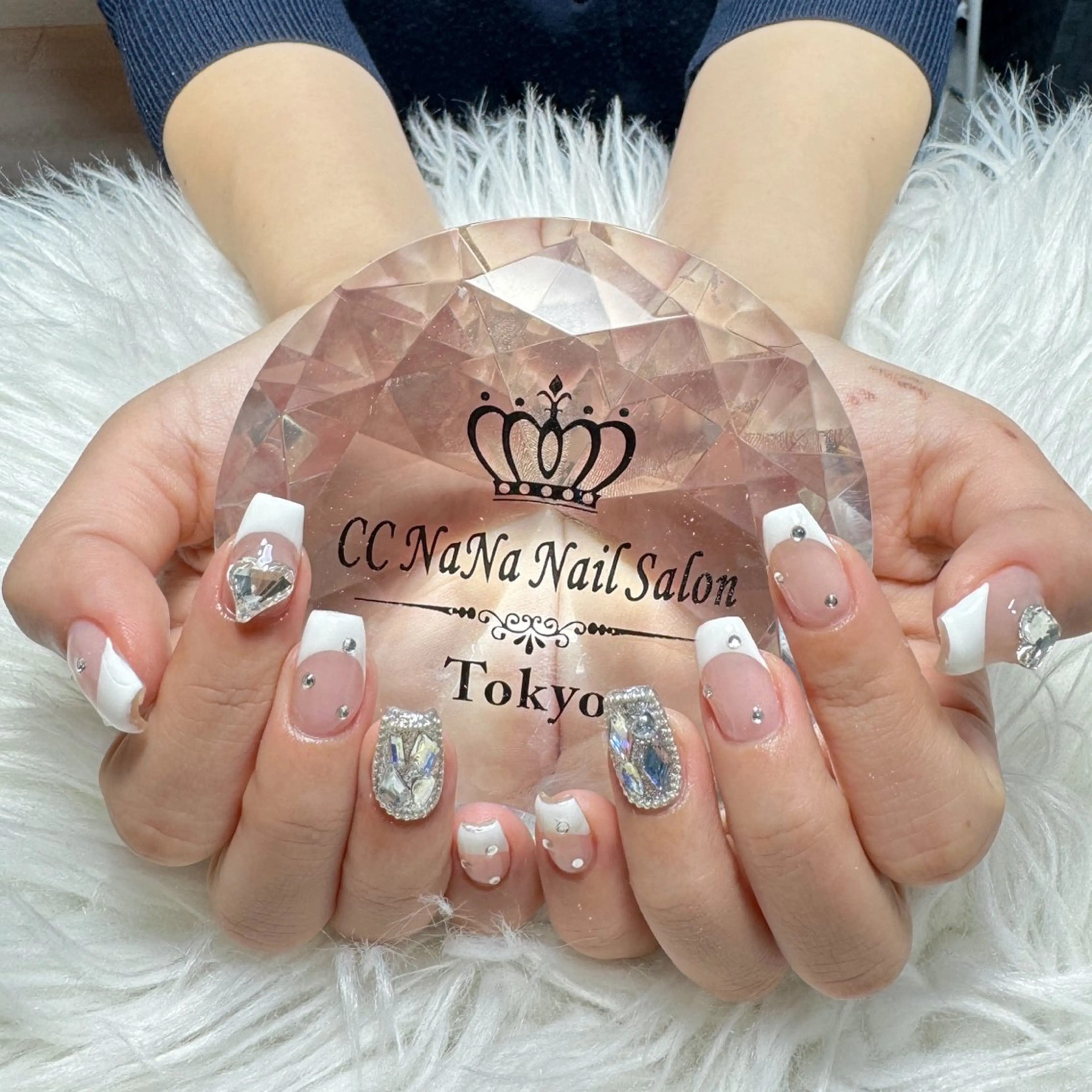 ネイル チークネイル フラッシュネイル ハート キラキラネイル 韓国ネイル ハンドネイル 💎CC・NaNa 韓国風ネイル🌙Cのネイルデザイン