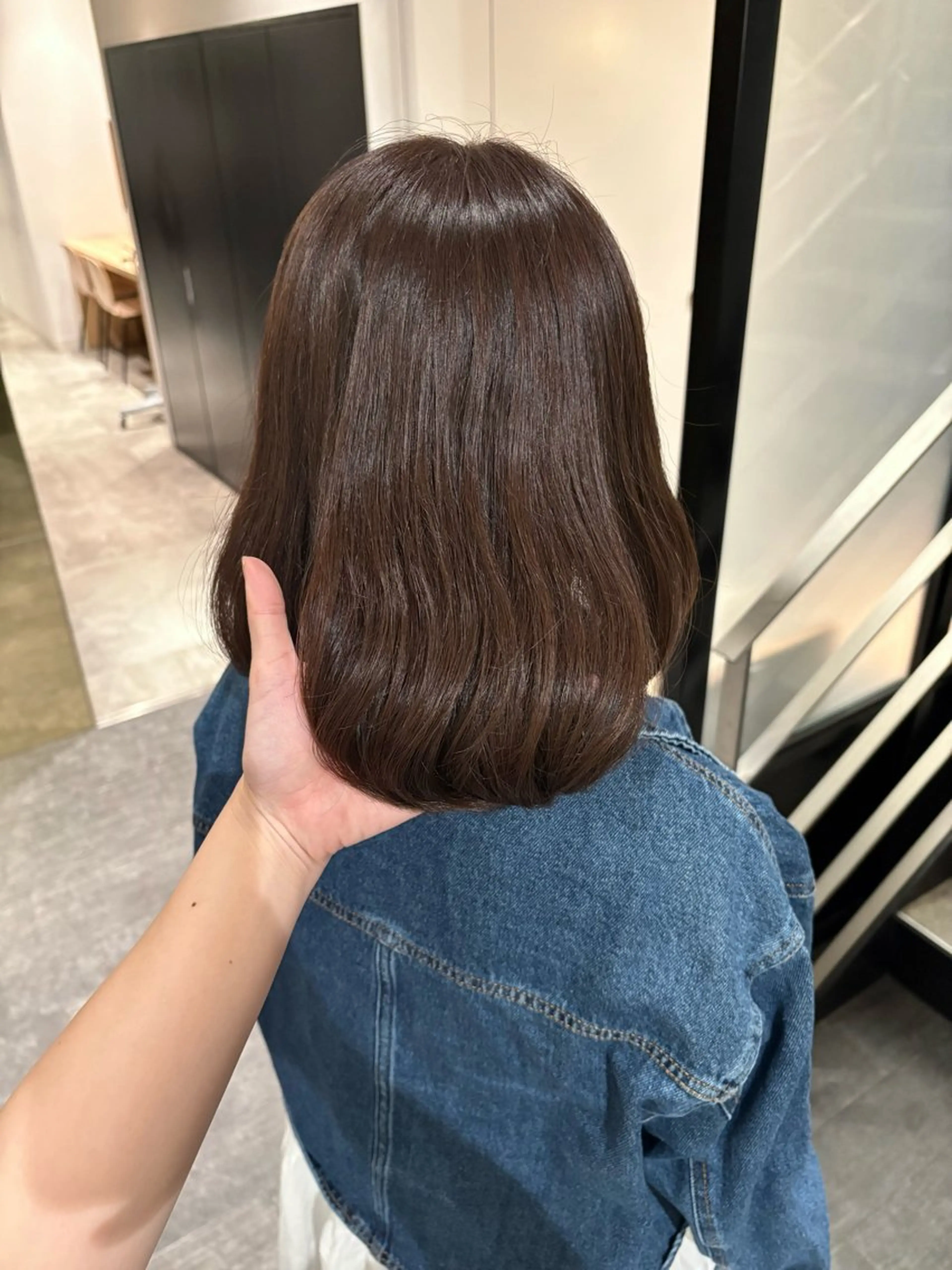 ミディアム カラー 透明感カラー タンバルモリ ヘアカラー トリートメント mao | 柔らか艶カラー🫧のヘアスタイル