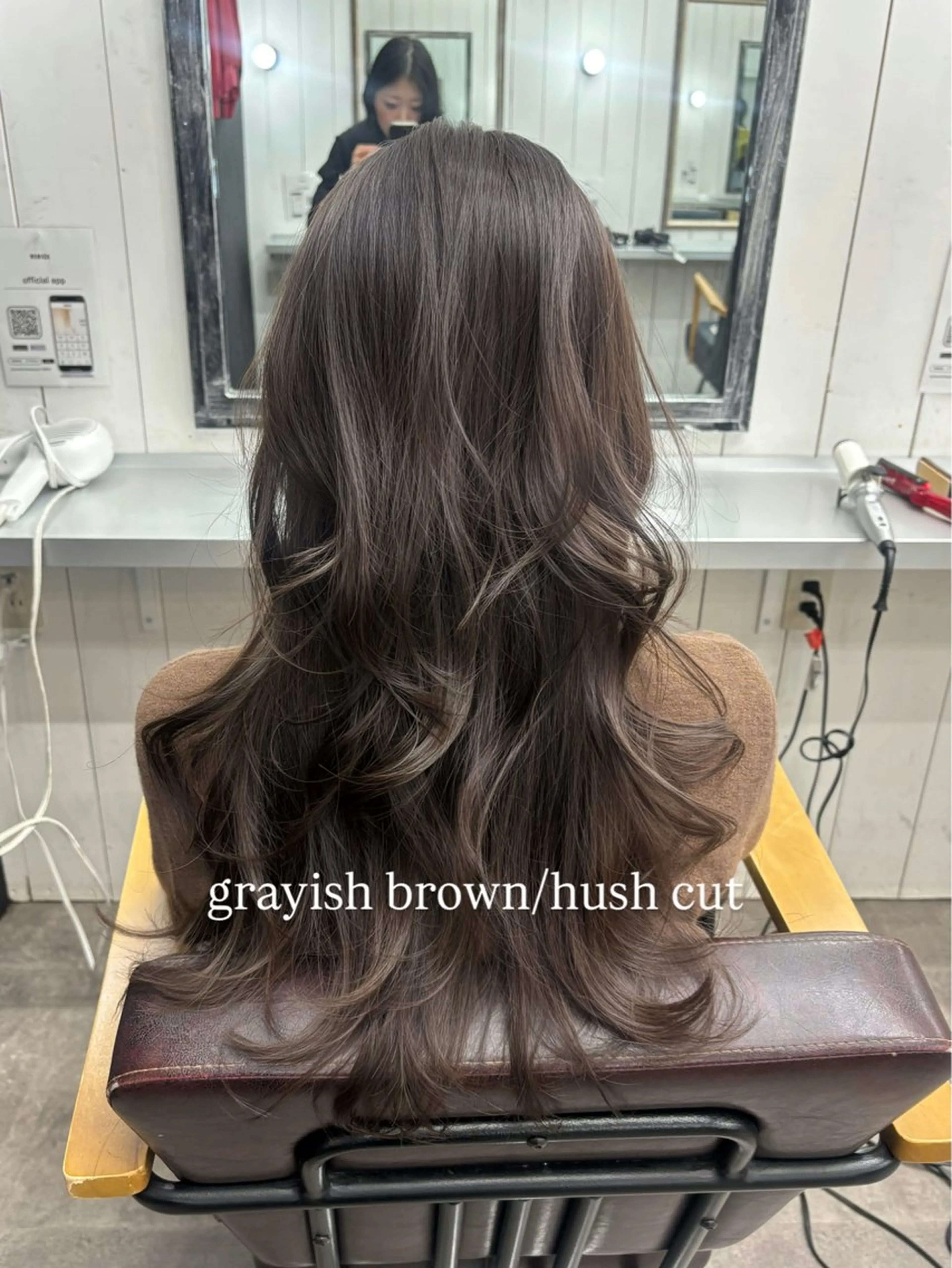 ロング カラー カット ヘアカラー トリートメント Ann./艶髪 /レイヤーカットのヘアスタイル