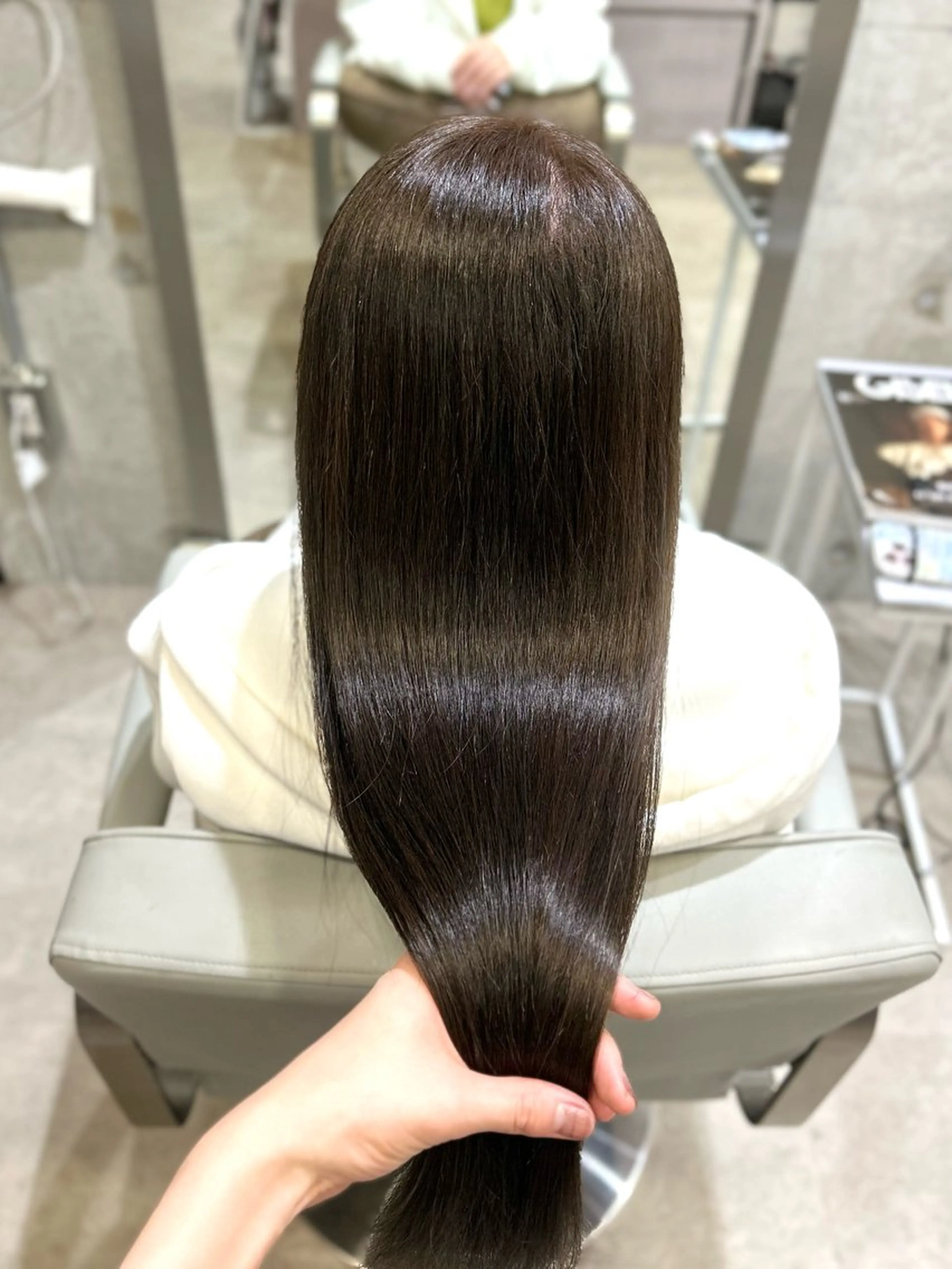 【髪質改善】 ★縮毛矯正＋トリートメント￥7500の写真