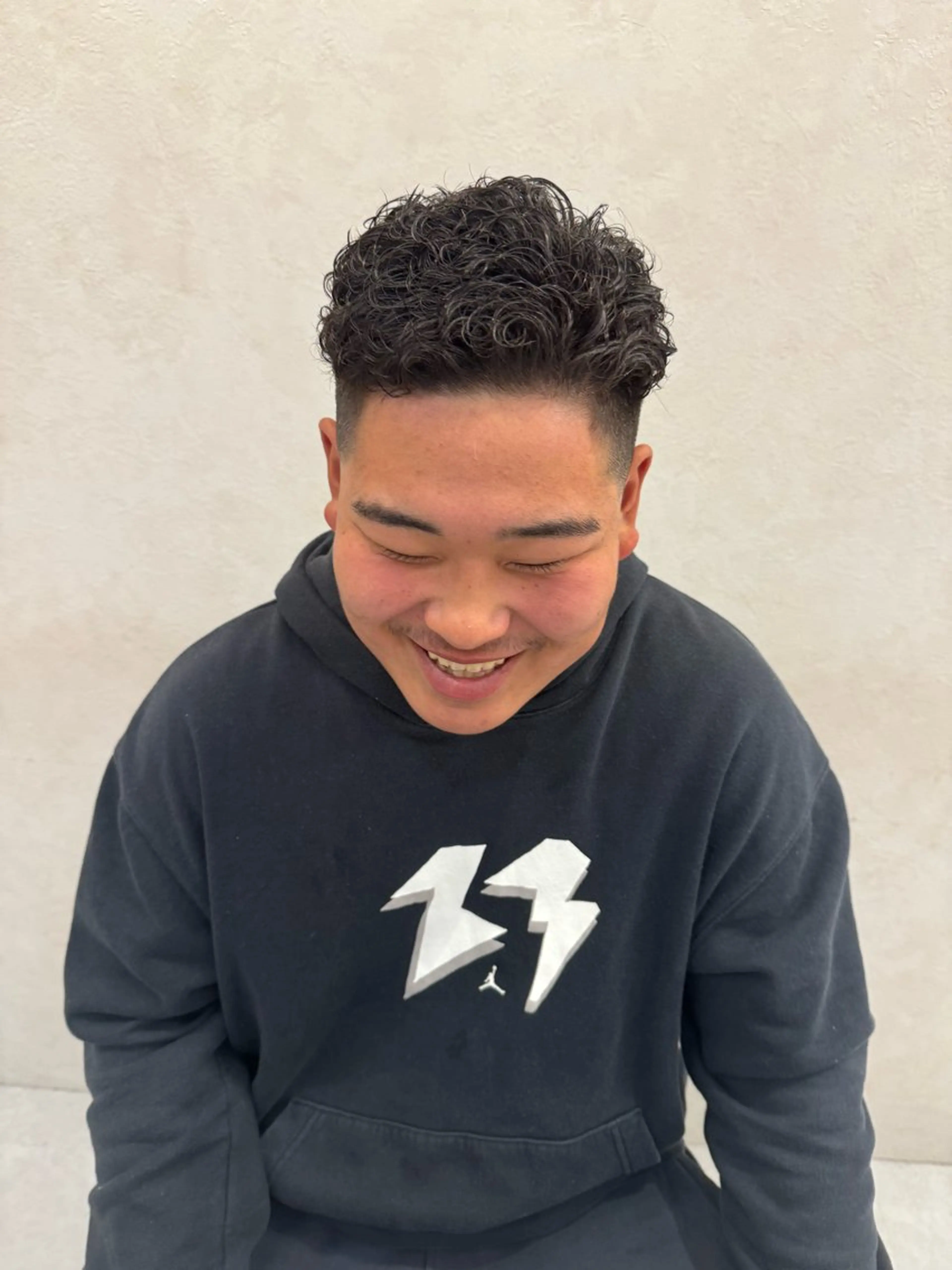 ショート パーマ メンズ AKI 🐉のヘアスタイル