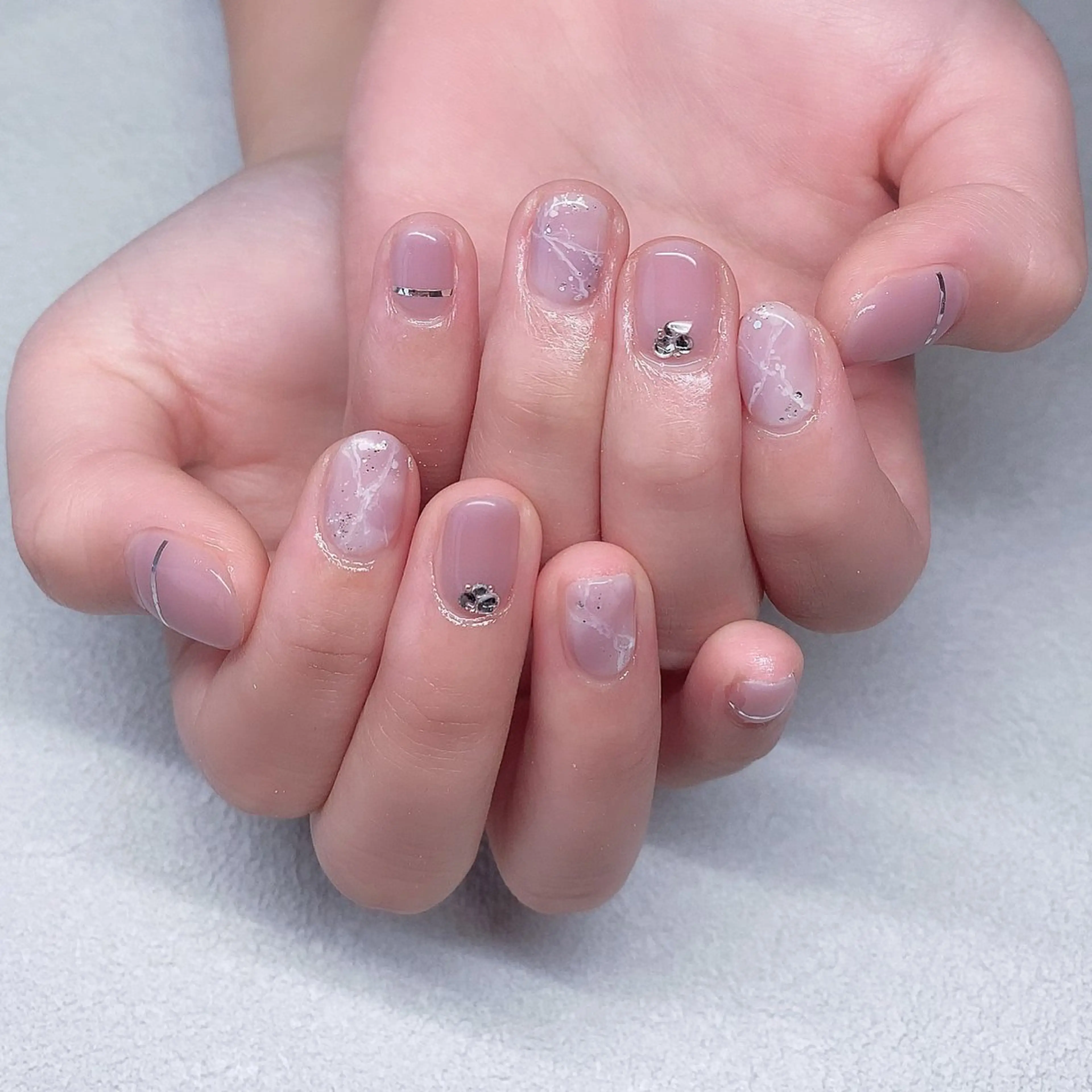 ネイル 西大分S.Nail 𓏲⋆🪸.⋆⸜🫧のネイルデザイン