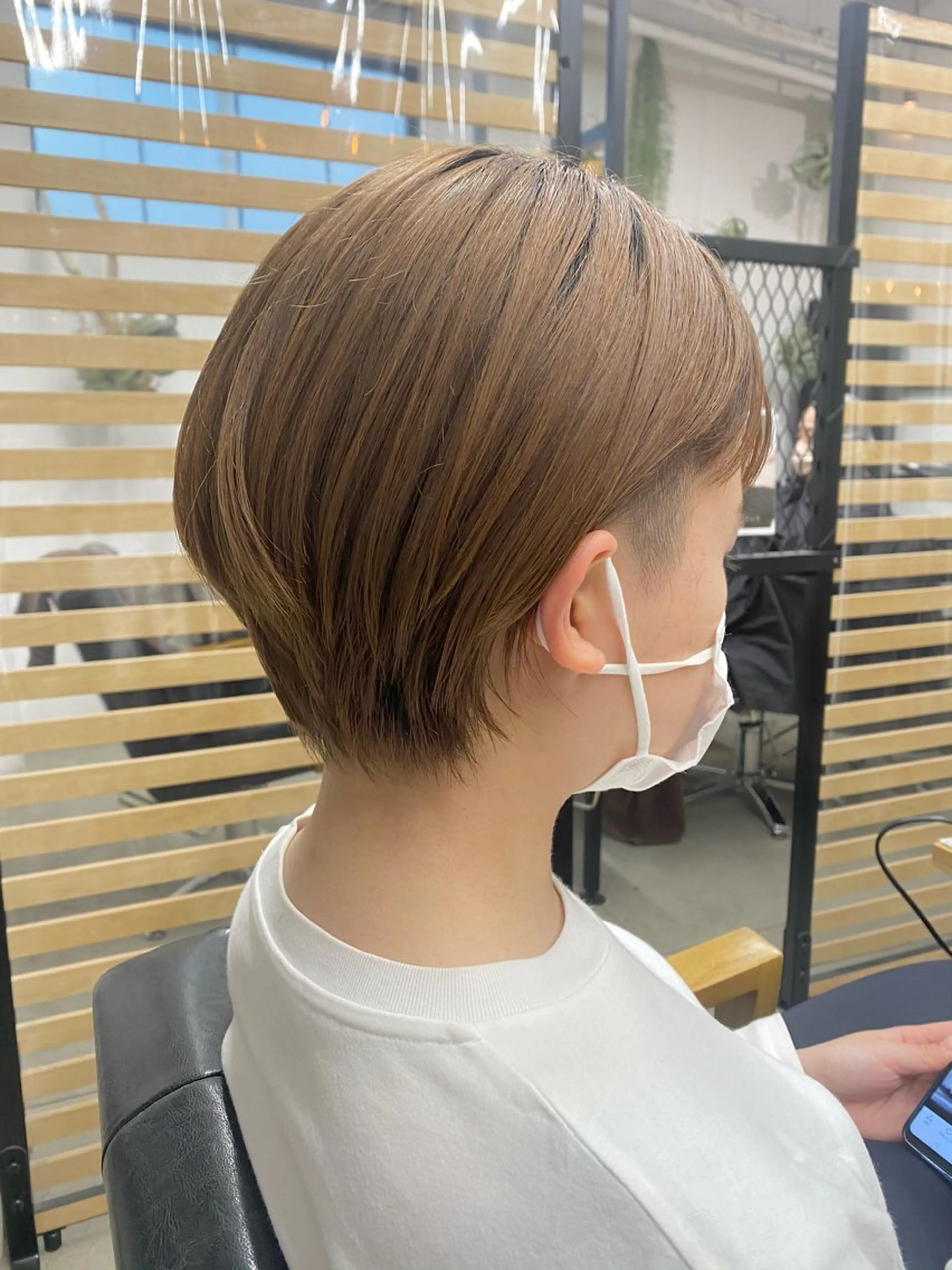 ショート ショートヘア 艶髪🌟髪質改善✨ Zinaヤマダ チサのヘアスタイル