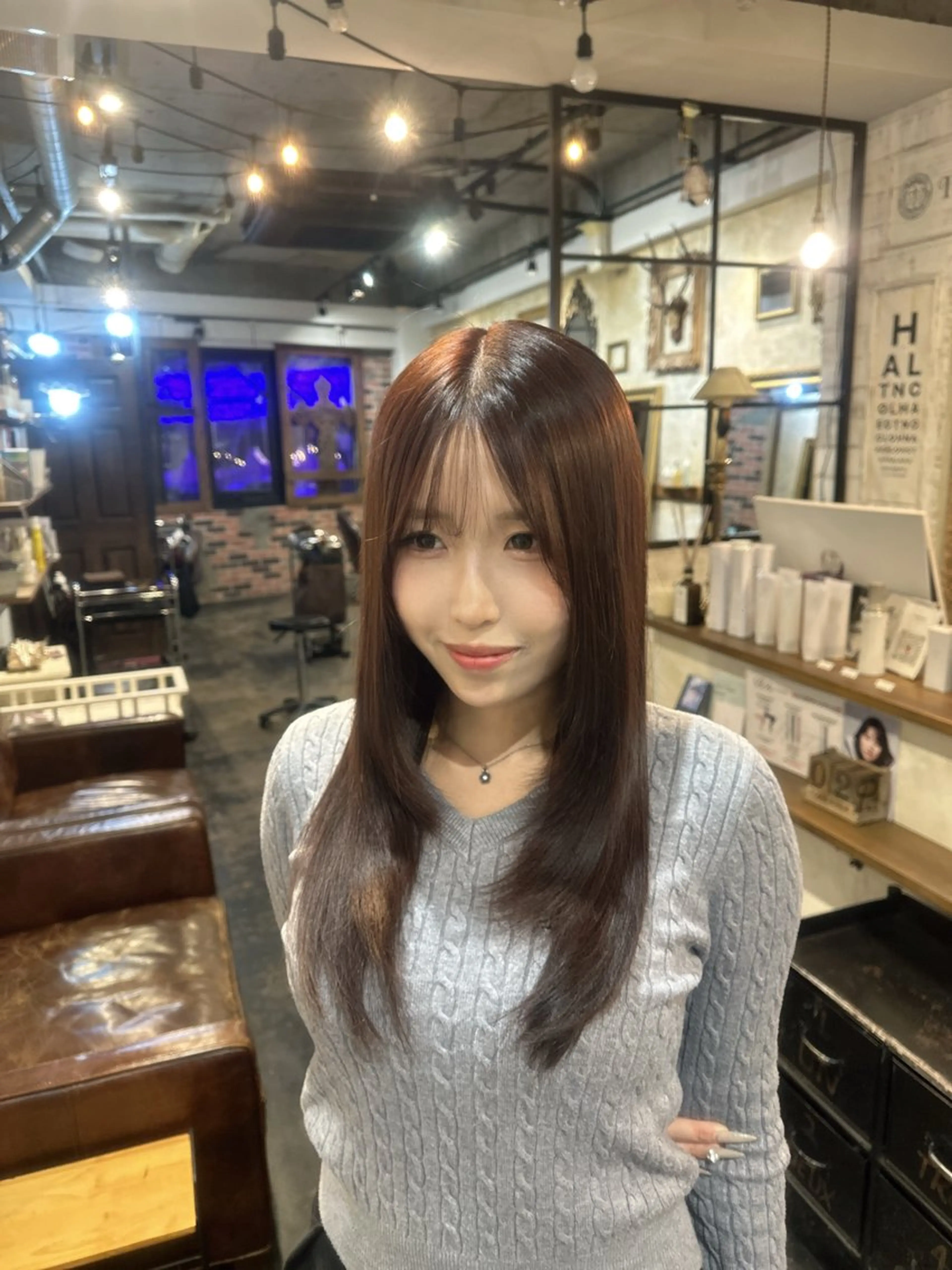 カラー ブラウンカラー TLONY所属・石川 叶羽のヘアスタイル