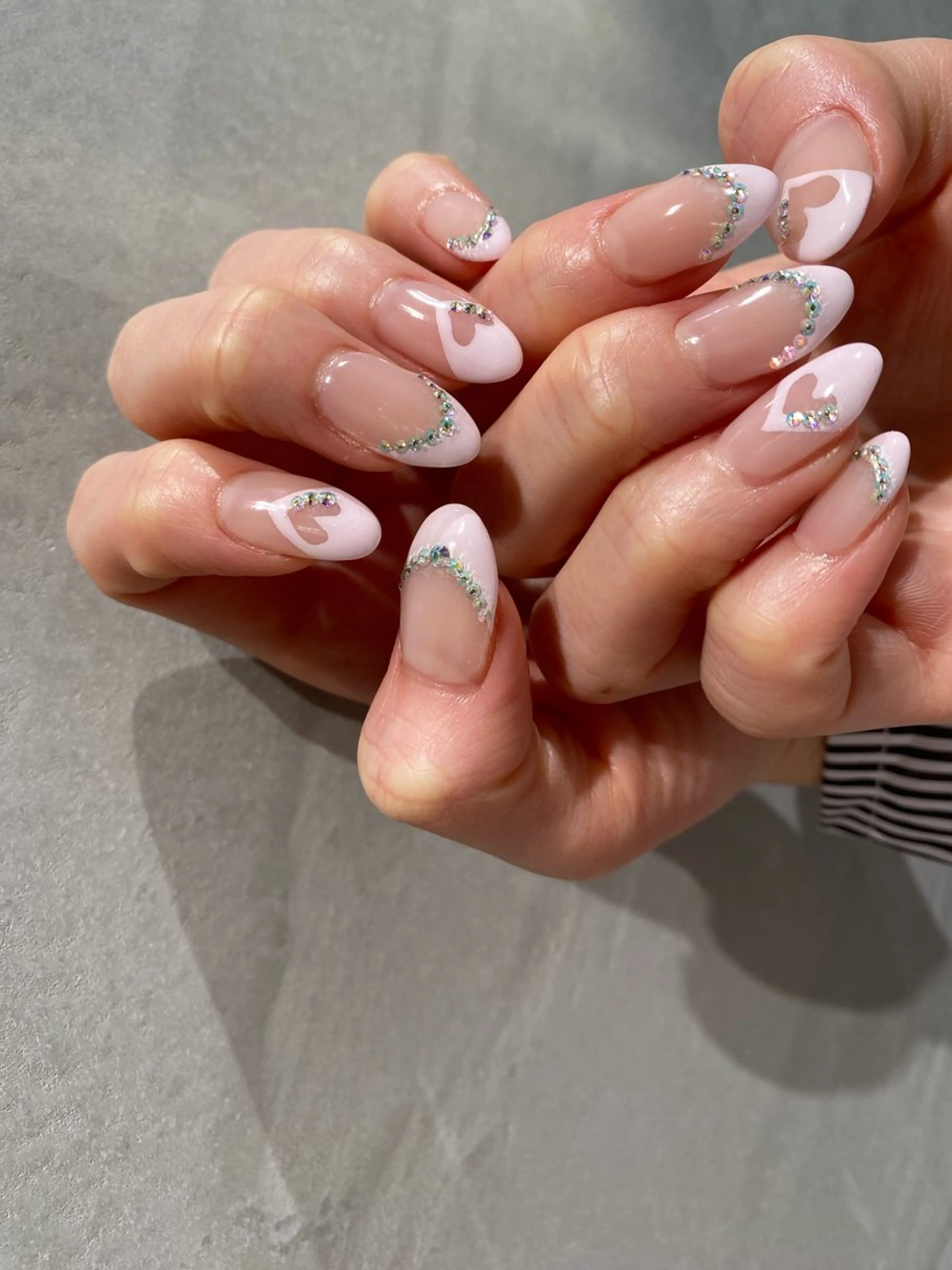 ネイル バレンタイン ハンドネイル Yuriko Omi パラジェル/渋谷のネイルデザイン