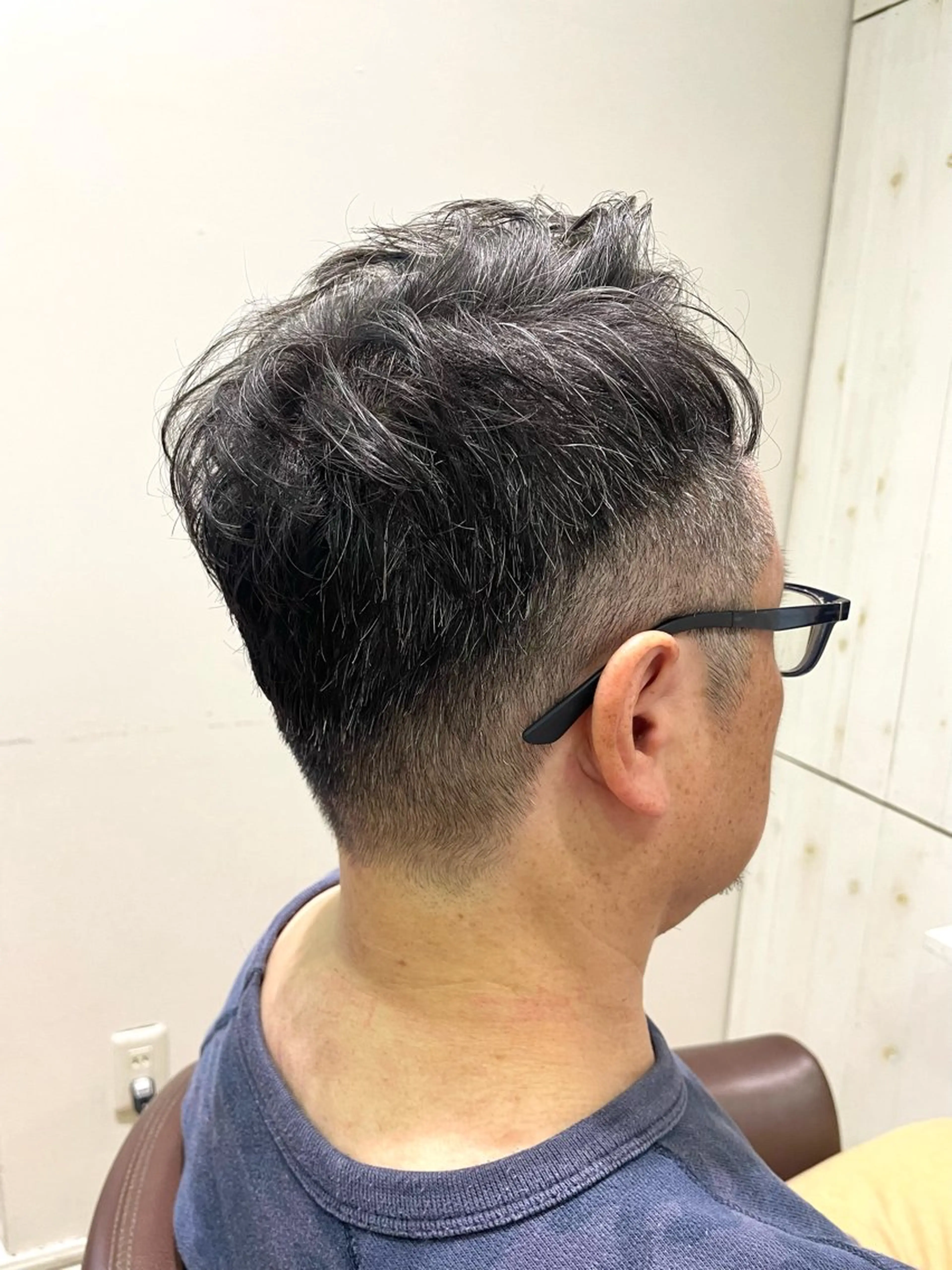 ショート メンズ 刈り上げ ショートヘア 溝口 槙里也のヘアスタイル