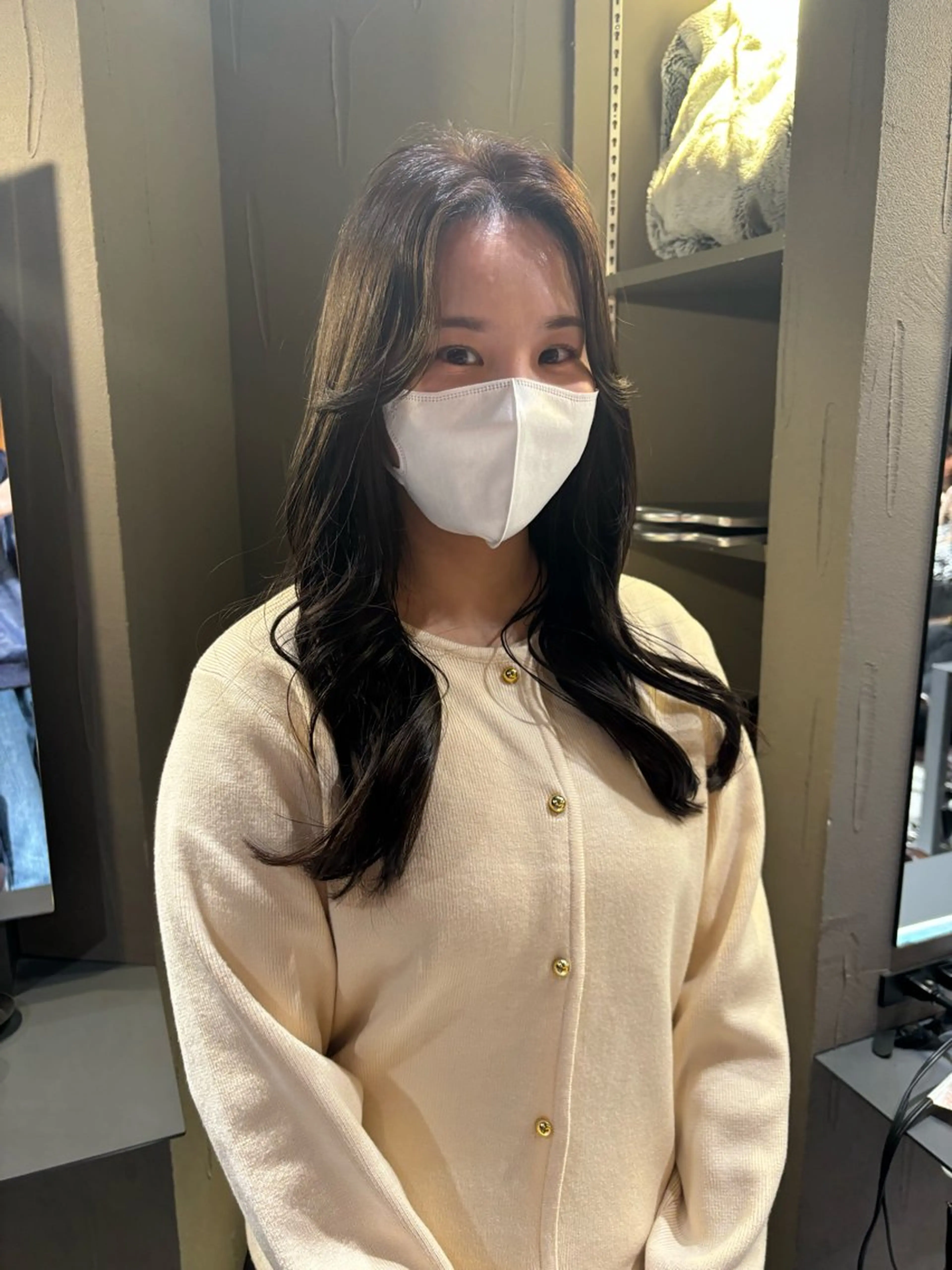 ロング カラー ブラウンカラー 札幌パーマ/ レイヤー/後藤海音のヘアスタイル