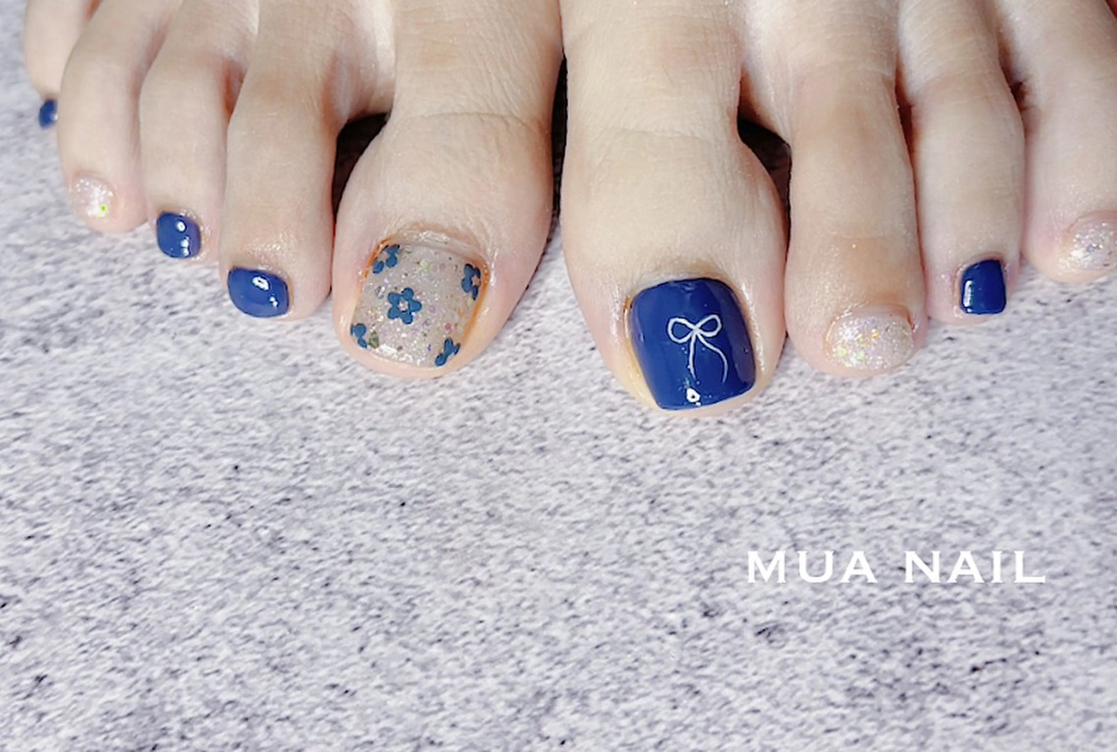 ネイル フットネイル フットネイル mua nail mikiのネイルデザイン