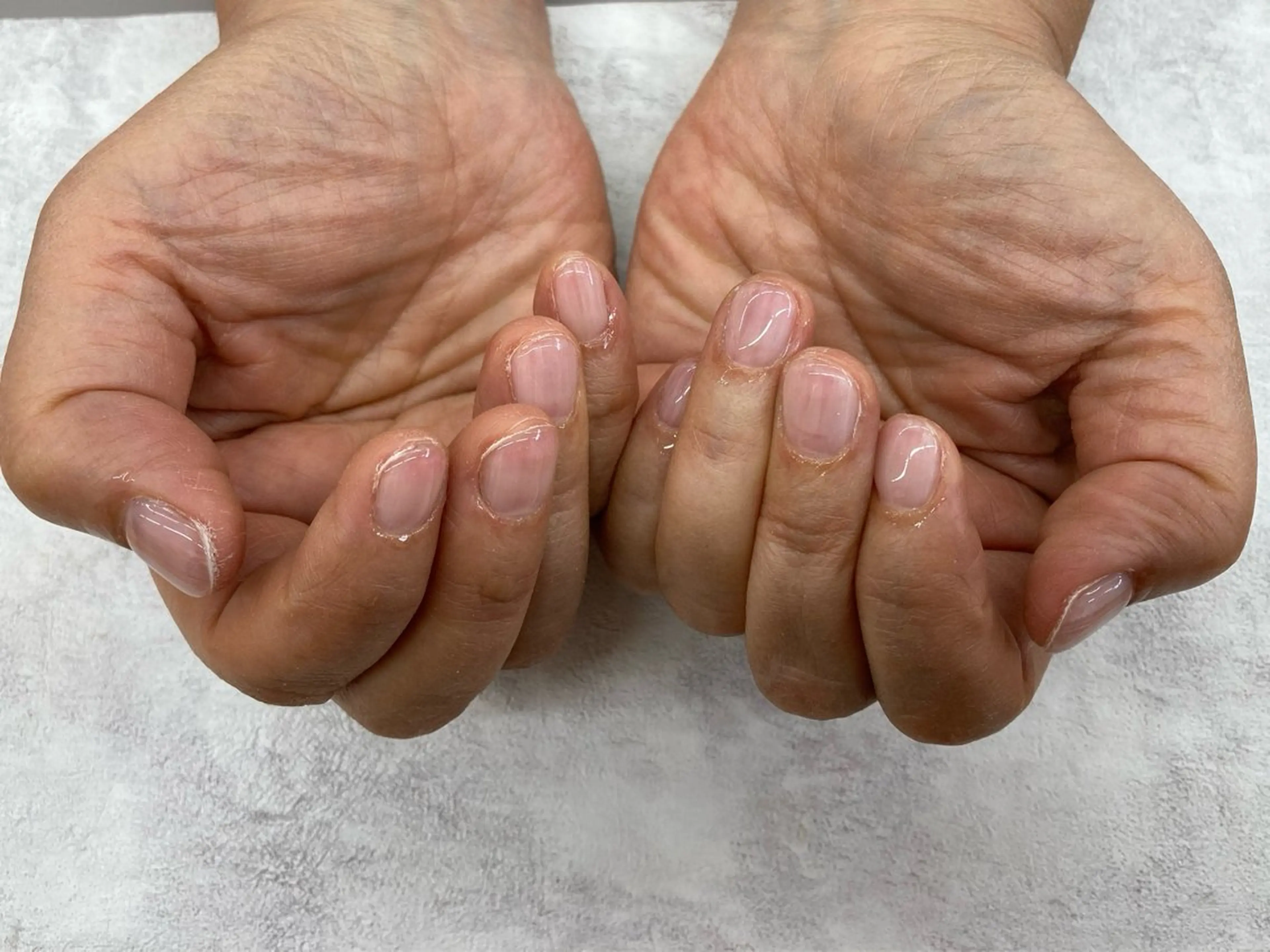 ネイル クリアネイル Maple saronのネイルデザイン