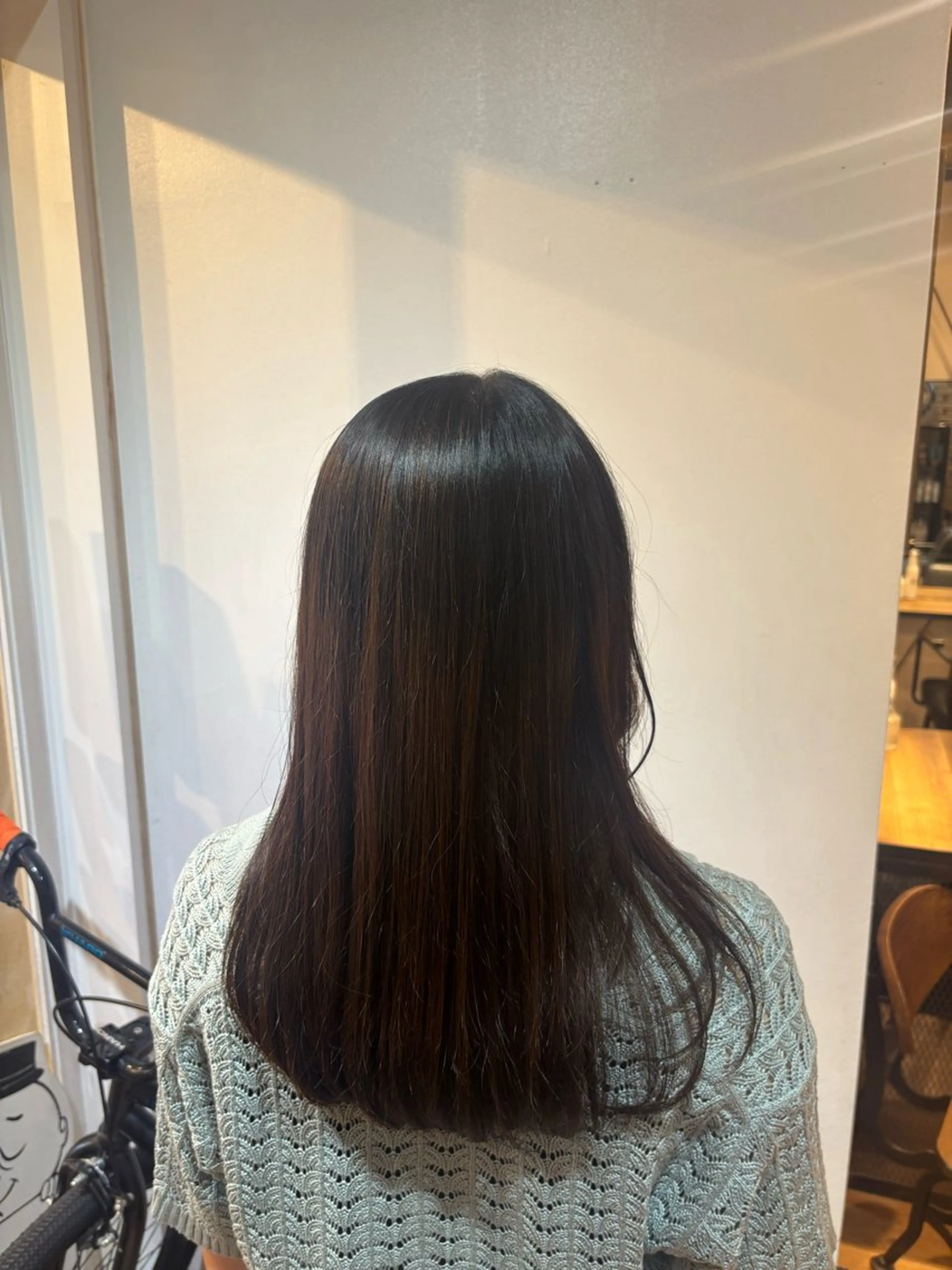 セミロング 村下 美尋のヘアスタイル