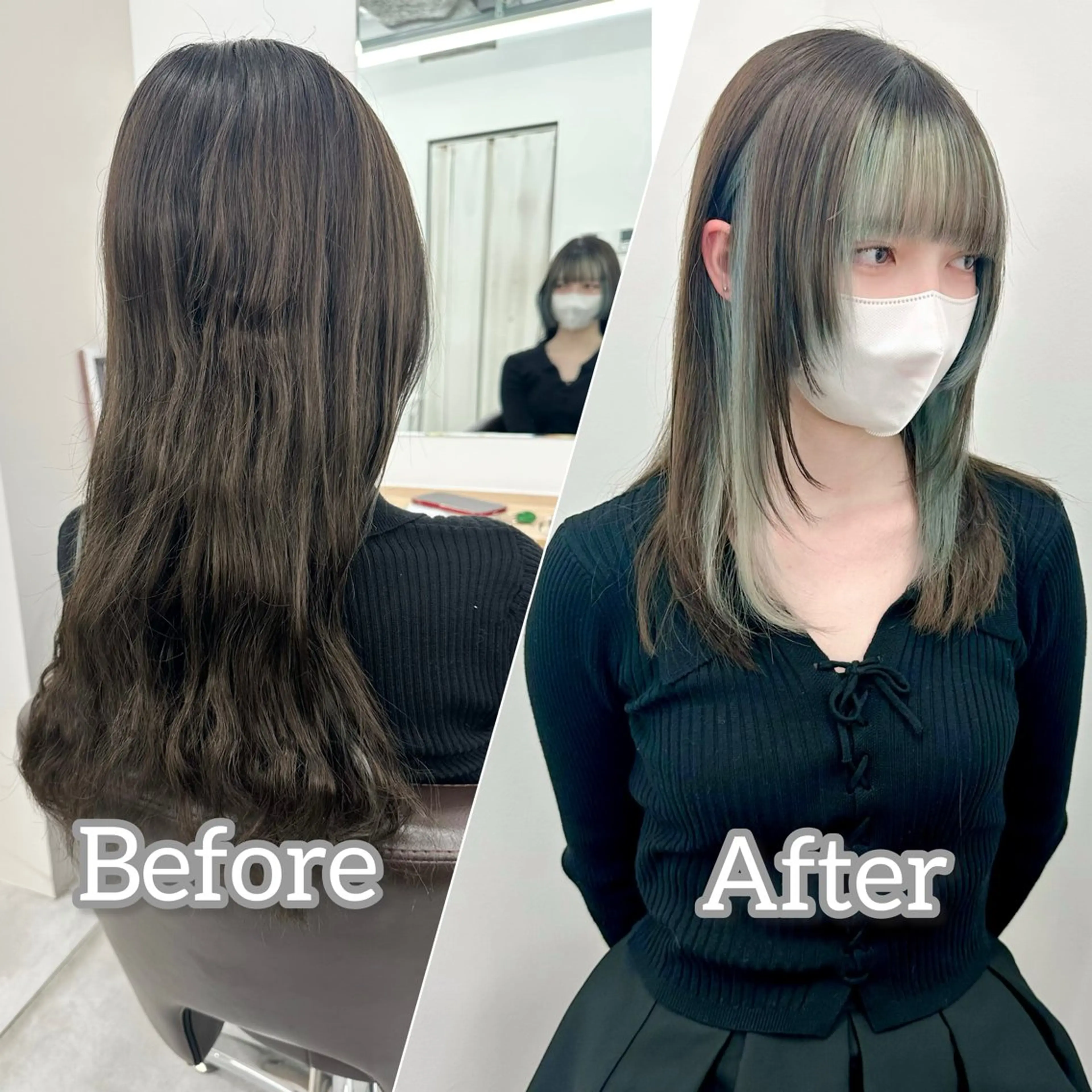 ミディアム ブリーチなし/レイヤ ー特化🌈Tommyのヘアスタイル