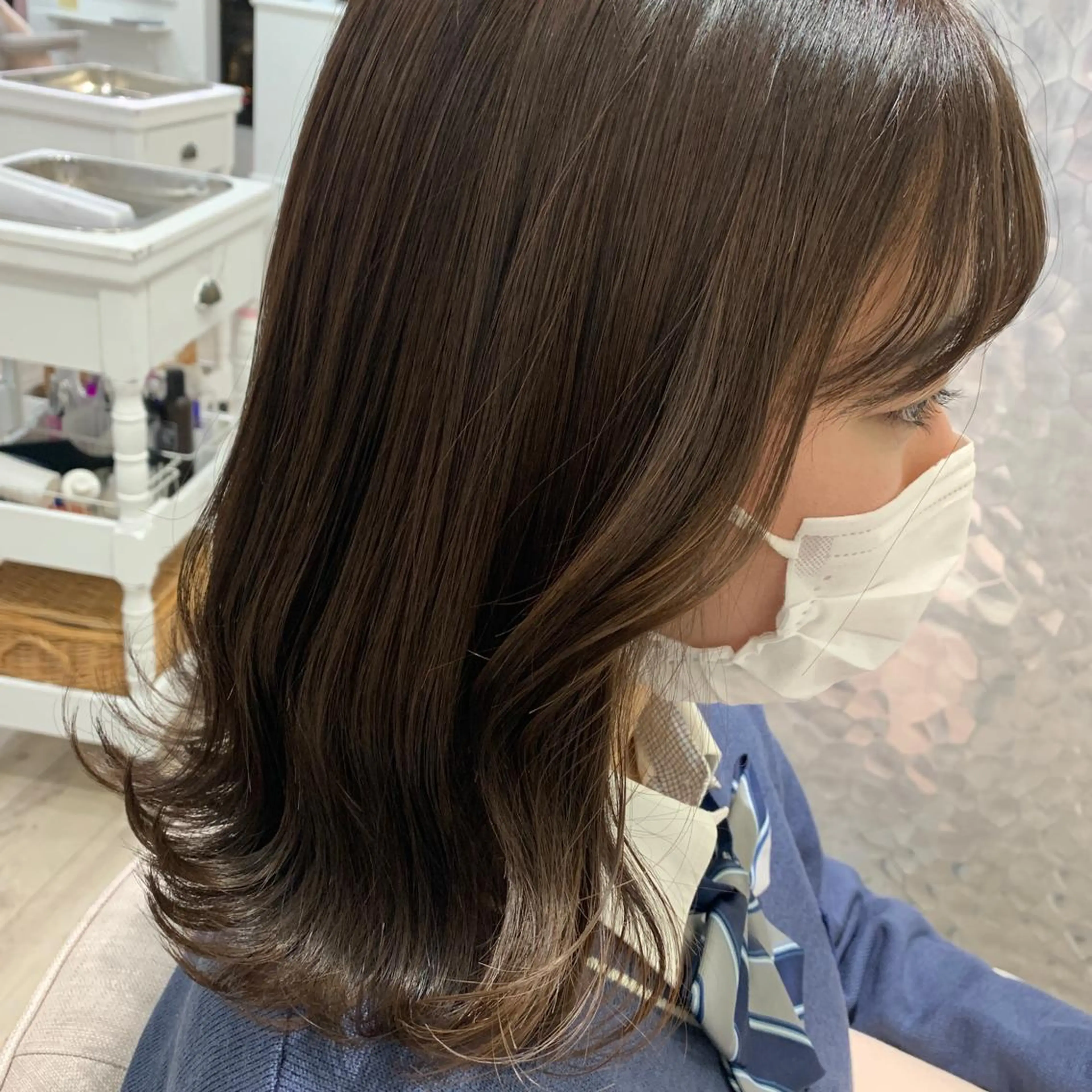ミディアム カラー HARUKA韓国ヘア /Luana梅田のヘアスタイル