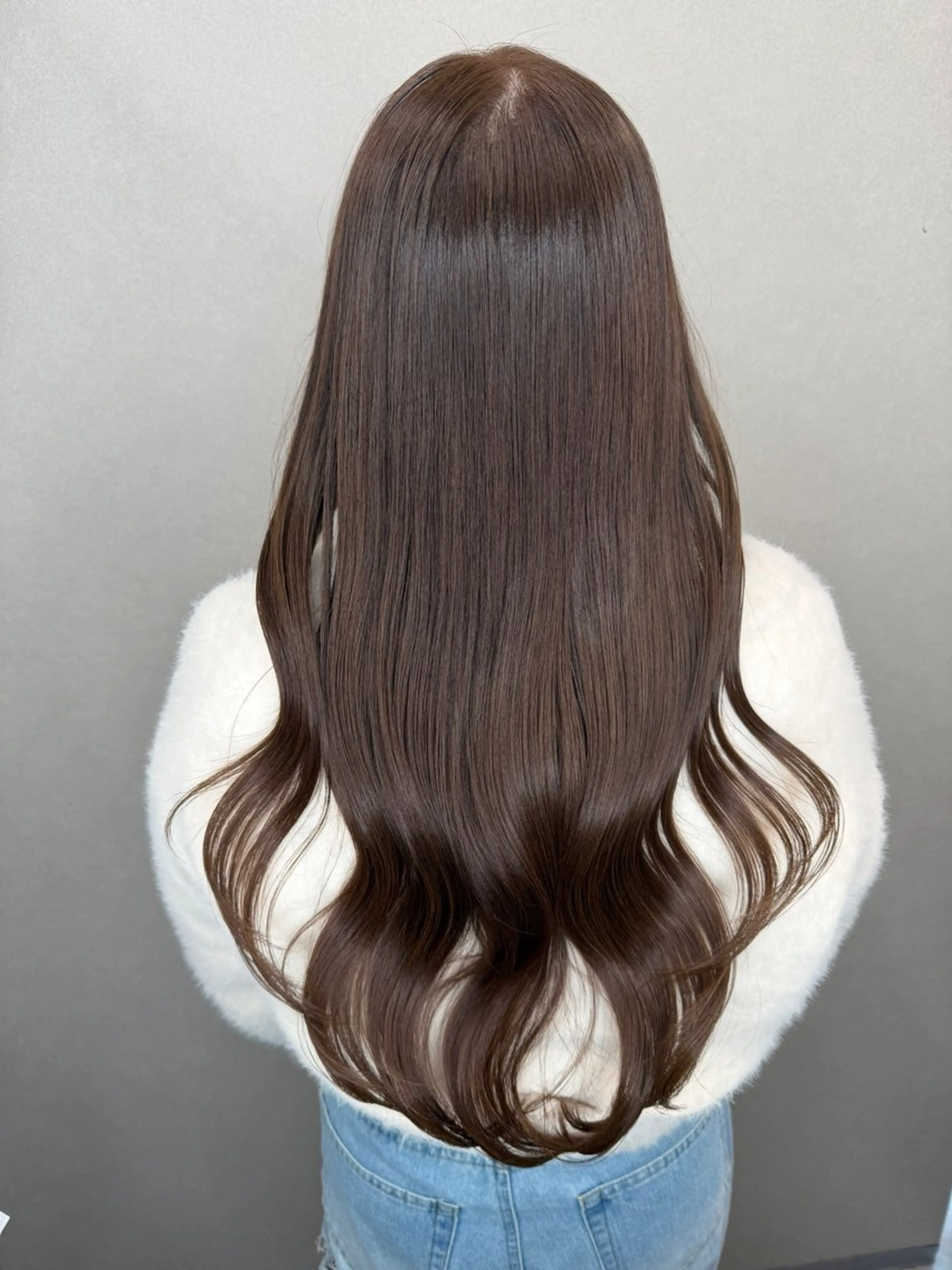 ロング カラー ブリーチ 透明感カラー ブリーチなしカラー デート 髪質改善 ヘアカラー トリートメント 今井 勝也のヘアスタイル