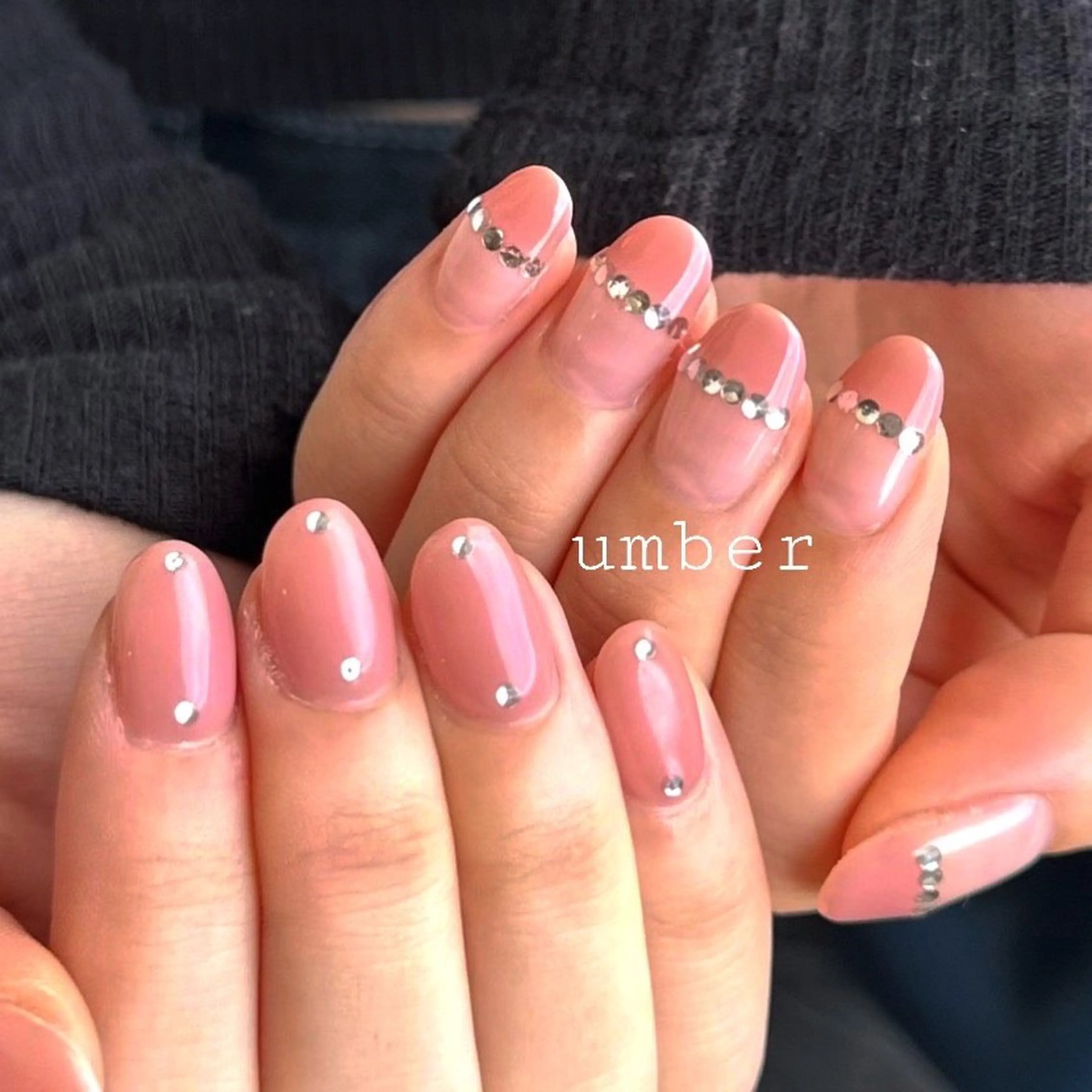 ネイル ハンドネイル umber 三茶1分のネイルデザイン