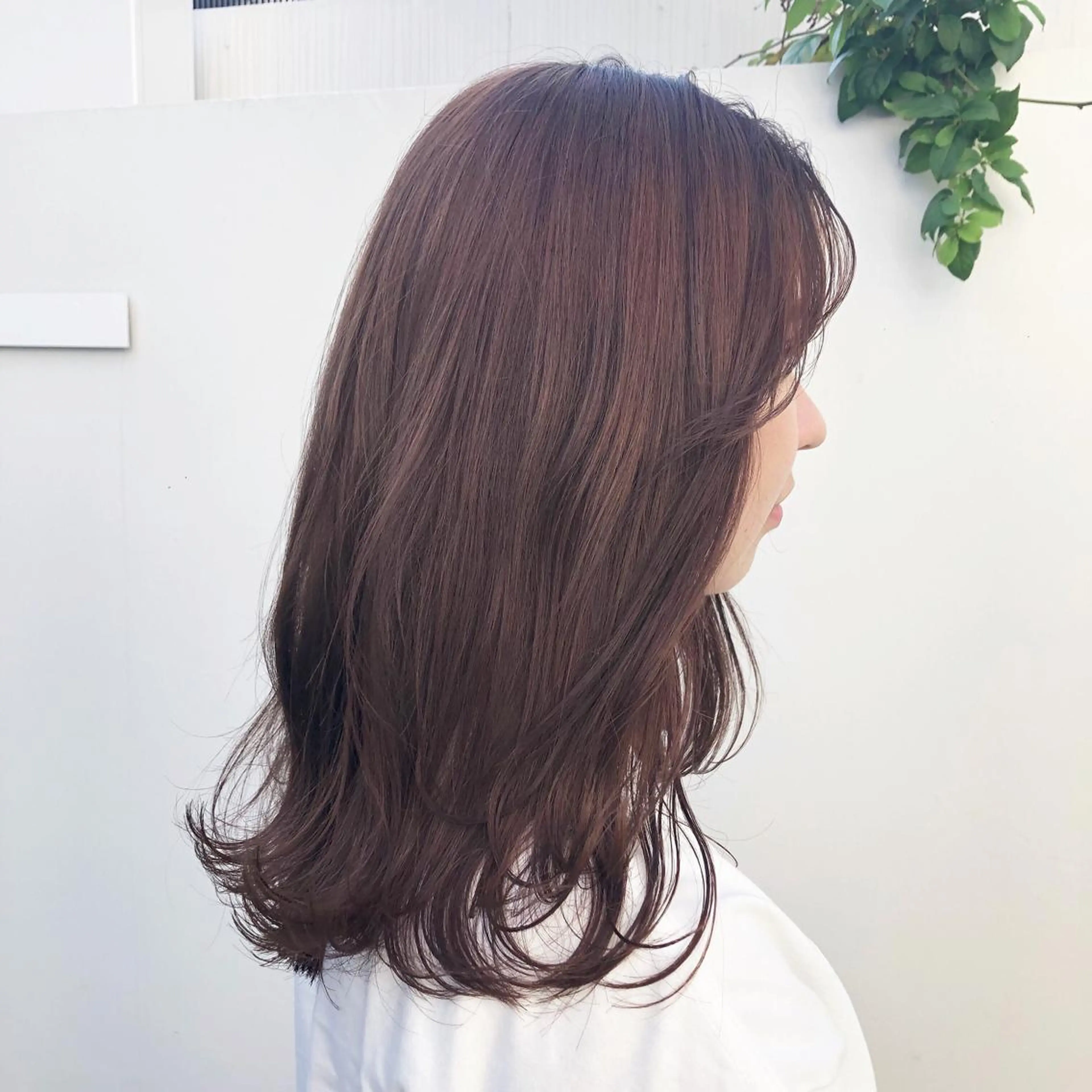 ミディアム 中川 結のヘアスタイル