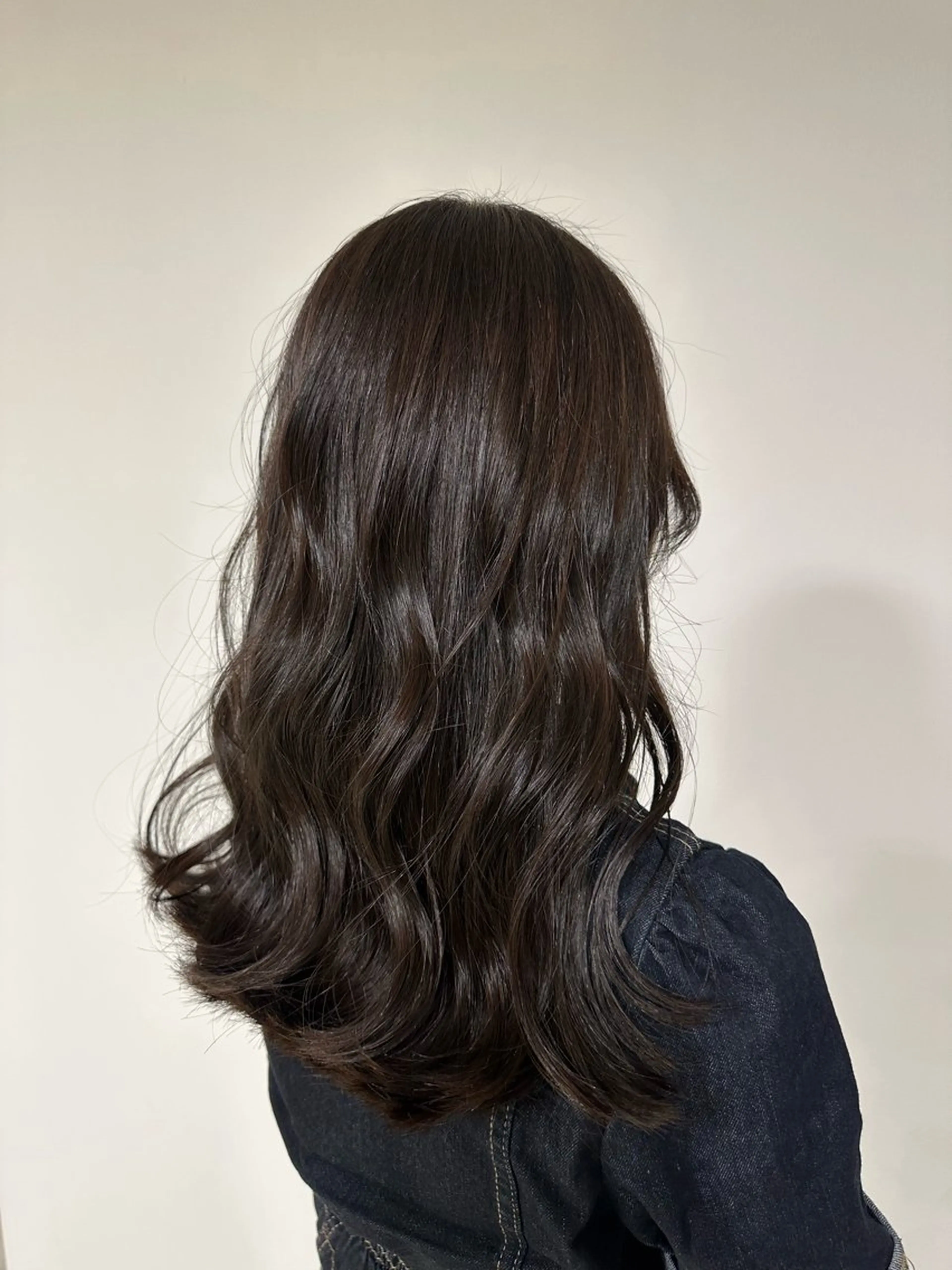 セミロング カラー 山田 花帆のヘアスタイル