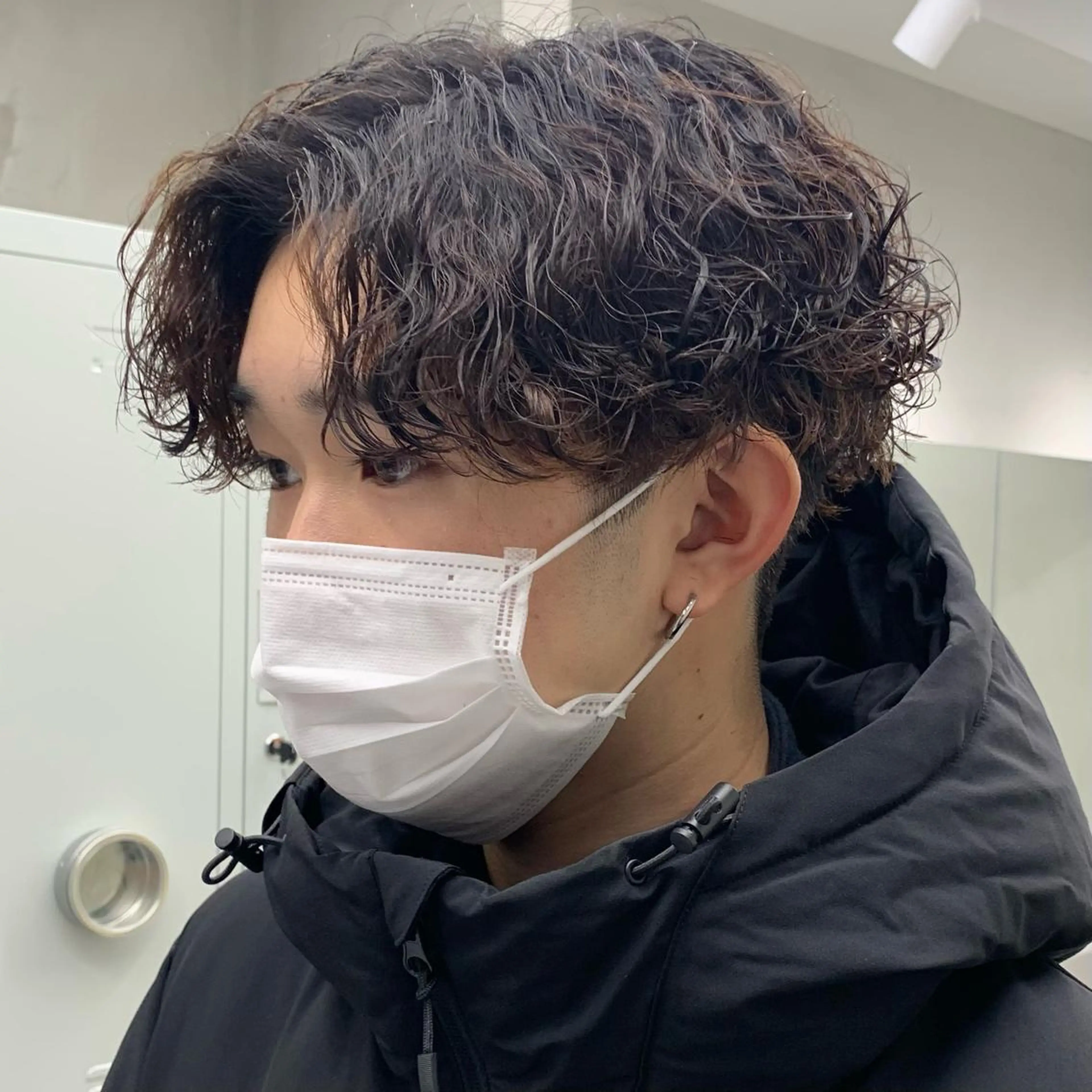 ショート パーマ メンズ メンズパーマ 波巻きパーマ SENTA✨メンズ パーマ✨fifth栄のヘアスタイル