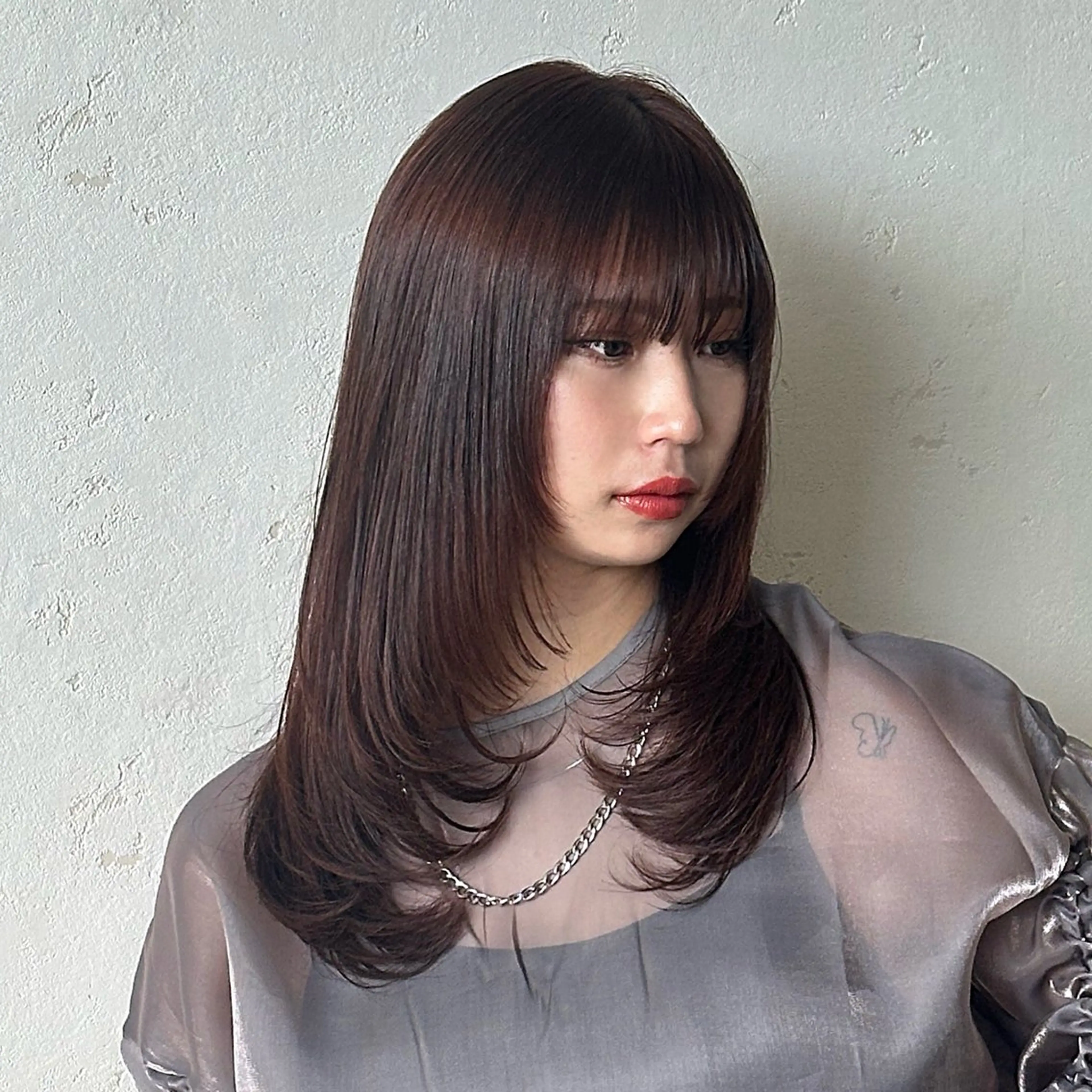 セミロング レイヤーカット カット CONTY by MIRRORTALK所属・小野友裕 岡崎市✨CONTY店のヘアスタイル