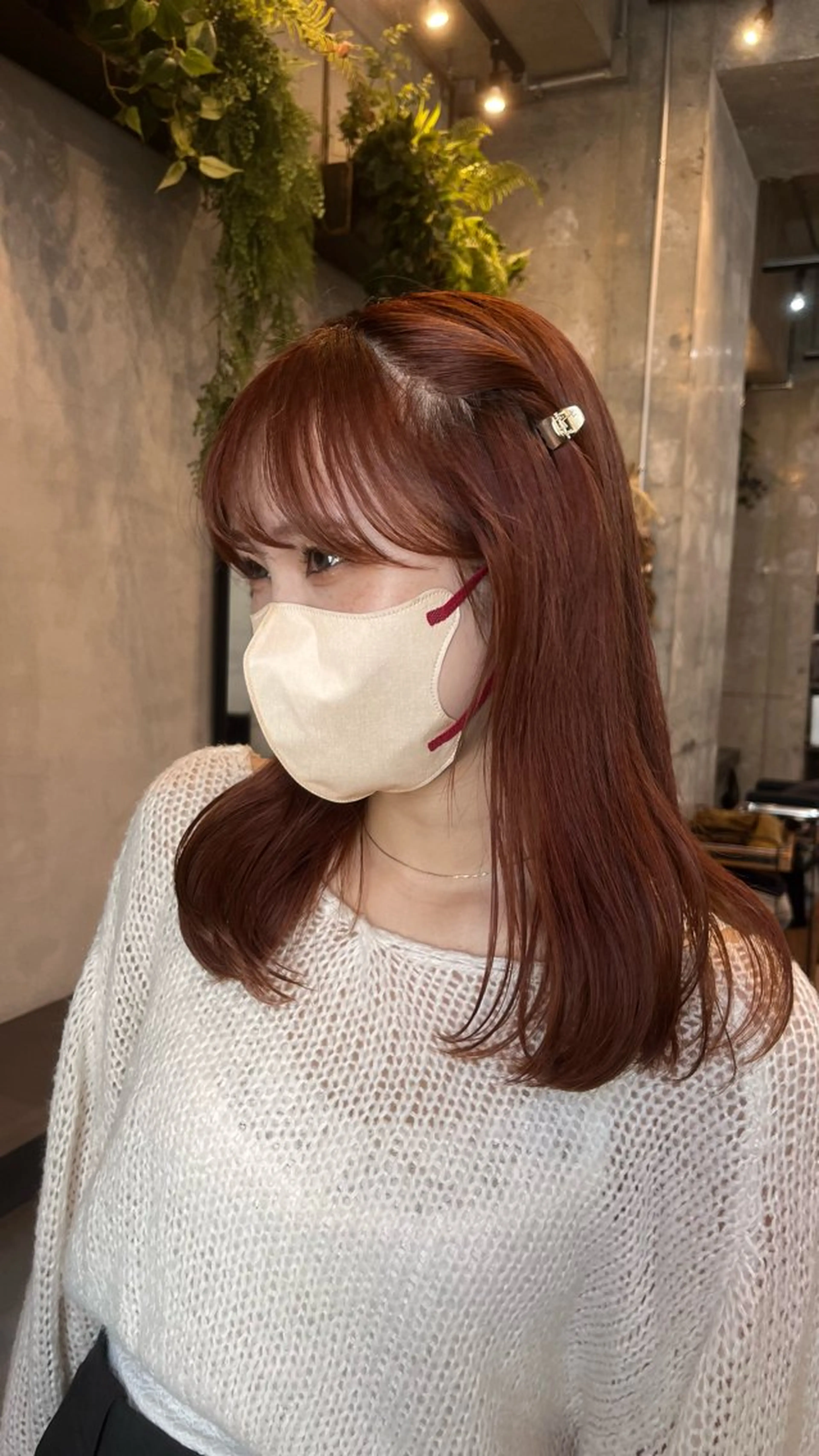 ミディアム カラー ブラウンカラー オレンジ オレンジブラウン 🌷KARIN/ メンズ、ショート🍃のヘアスタイル