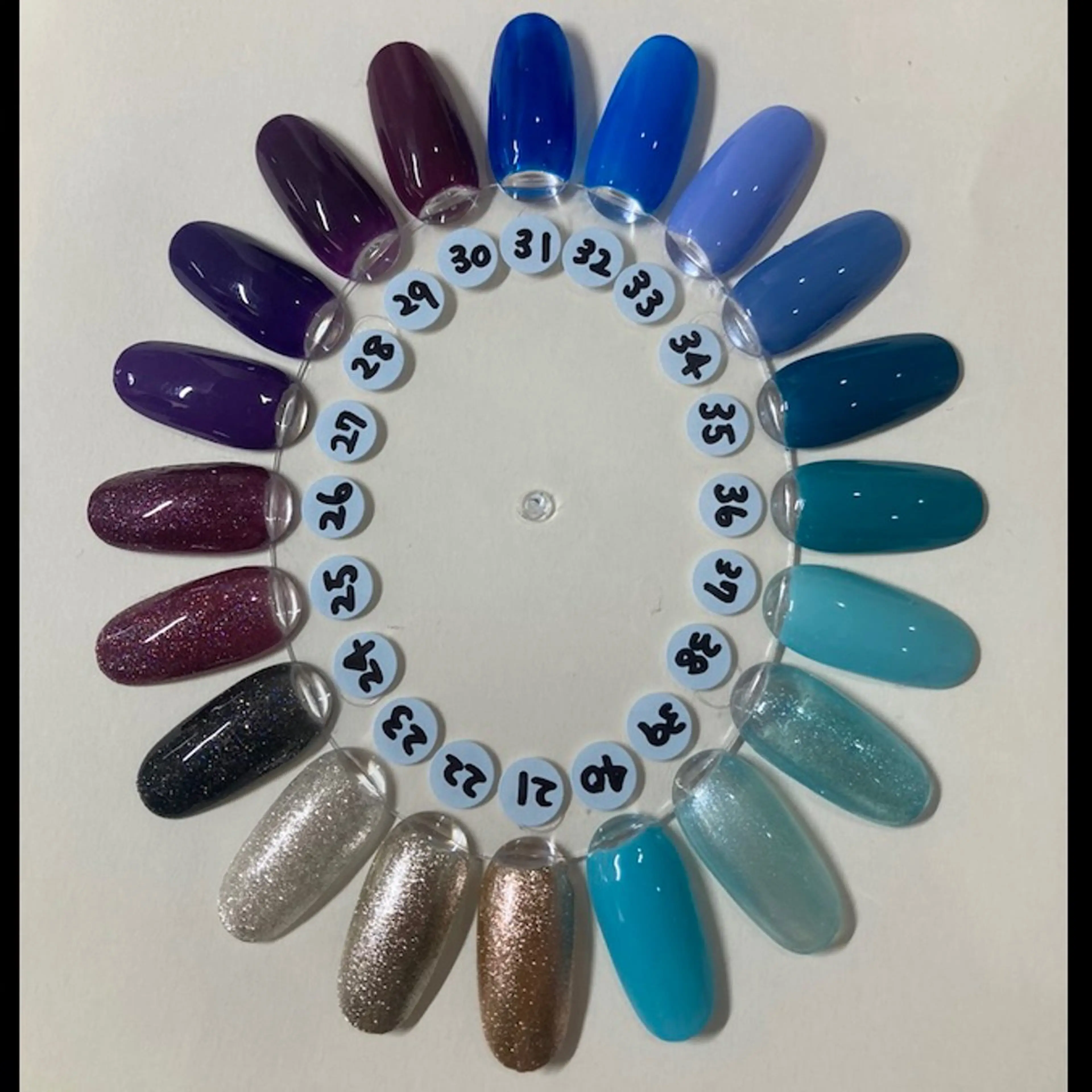 ネイル クリアネイル ラメ(グリッター) mare fioreのネイルデザイン