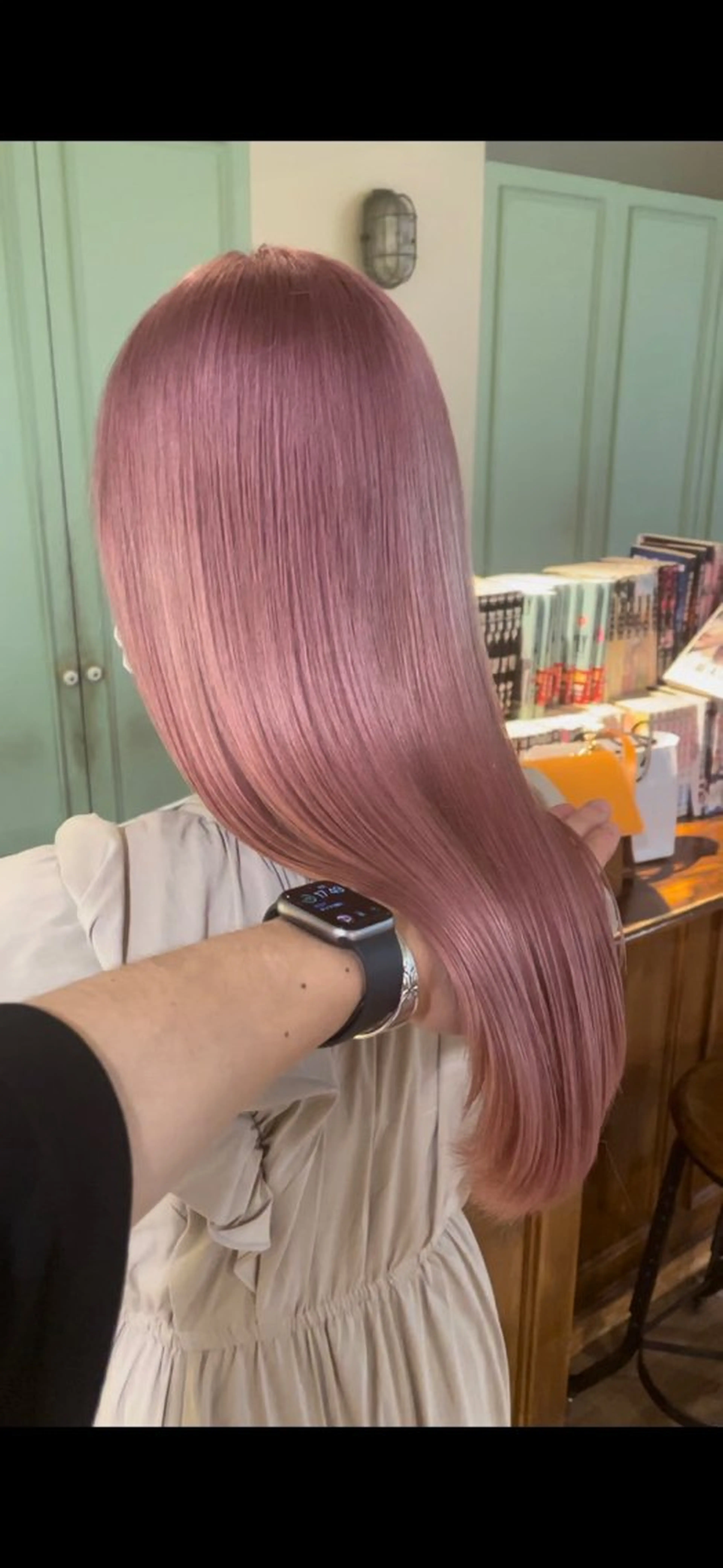 セミロング カラー セミロングパーマ ブリーチ 透明感カラー ダブルカラー グレージュ 🌿丁寧なカウンセリ ング/Naoki🌿のヘアスタイル