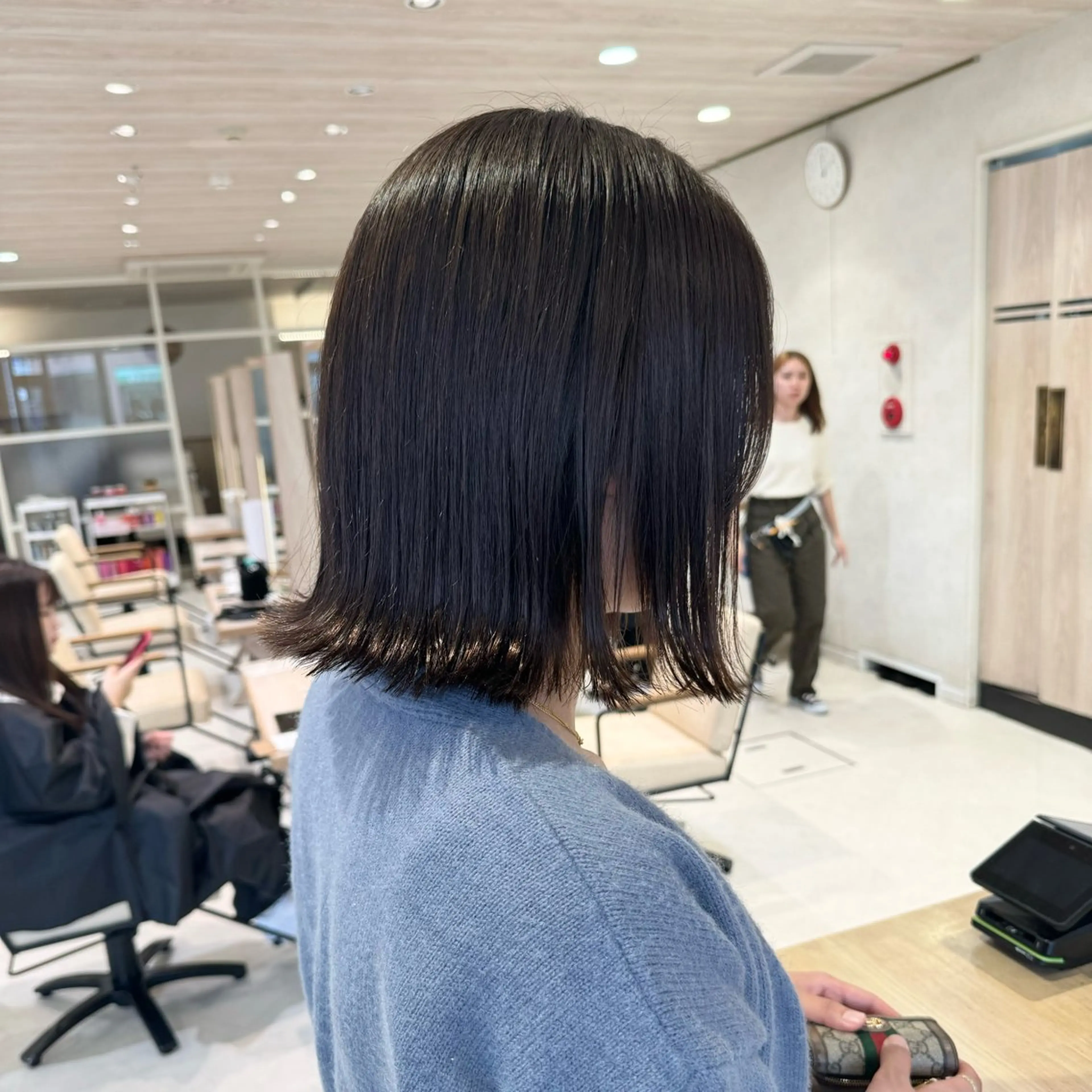 ミディアム フェザー/ニュアンス パーマ/ryutoのヘアスタイル