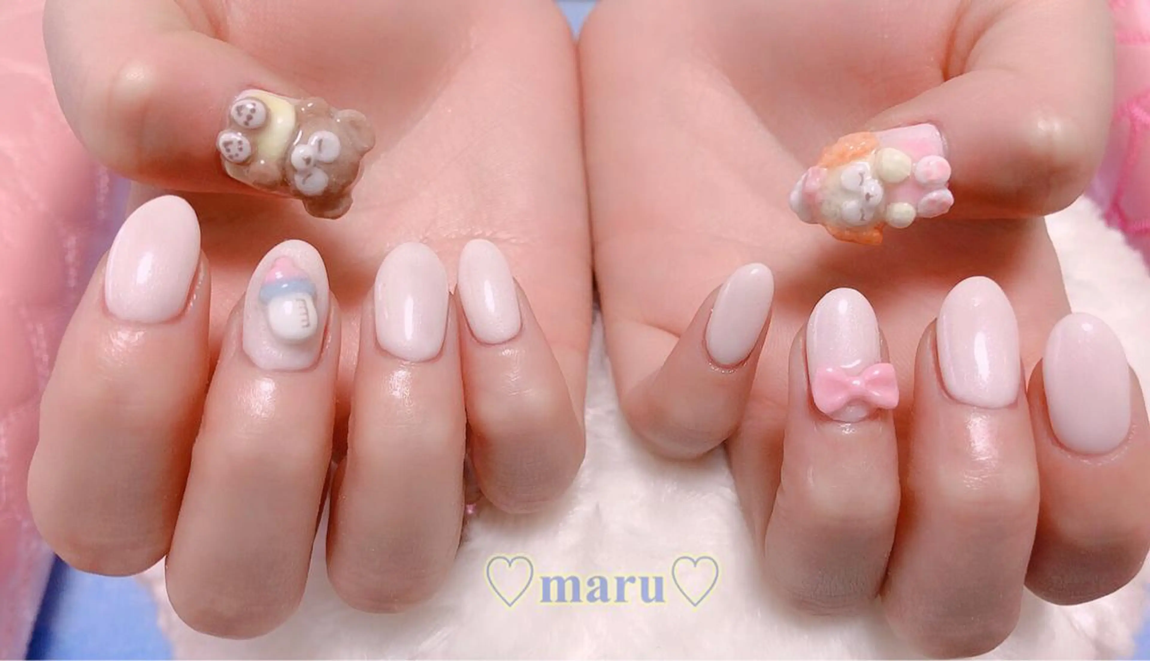 ネイル 持ち込み ハンドネイル フットネイル まるみ♡7/1〜値上 げ致します(>_<)のその他イメージ