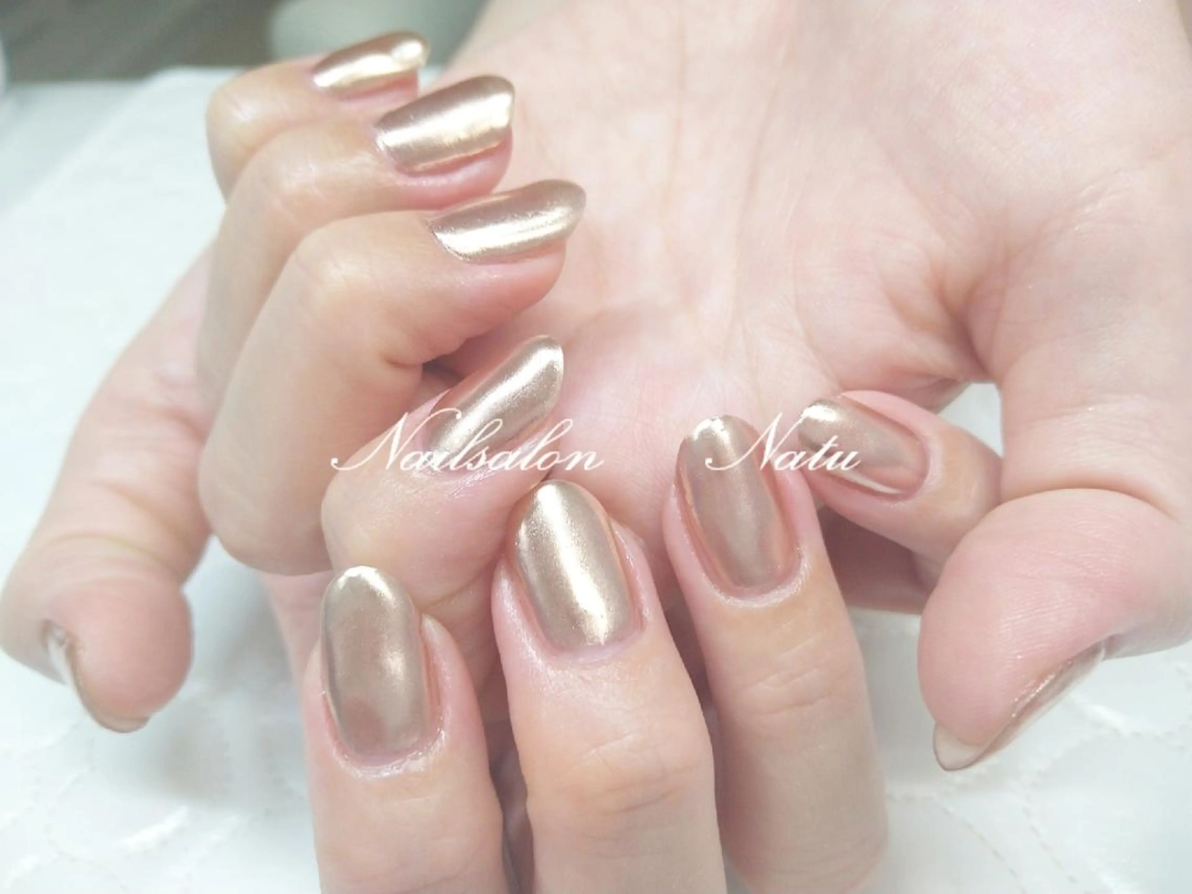 ネイル ミラーネイル nailsalon　 Natuのネイルデザイン
