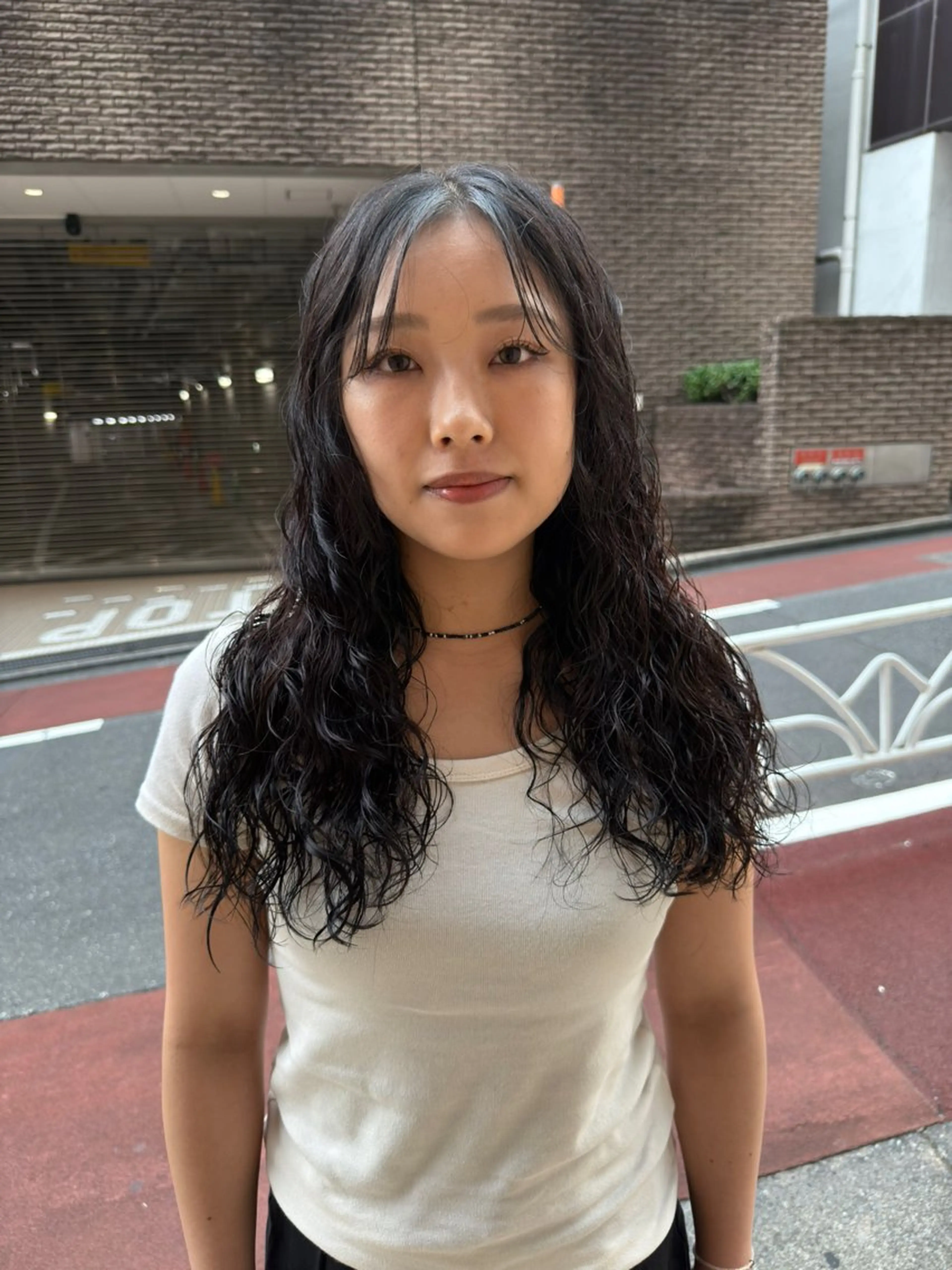 セミロング パーマ パーマ/ボブ /レイヤー チヒロのヘアスタイル